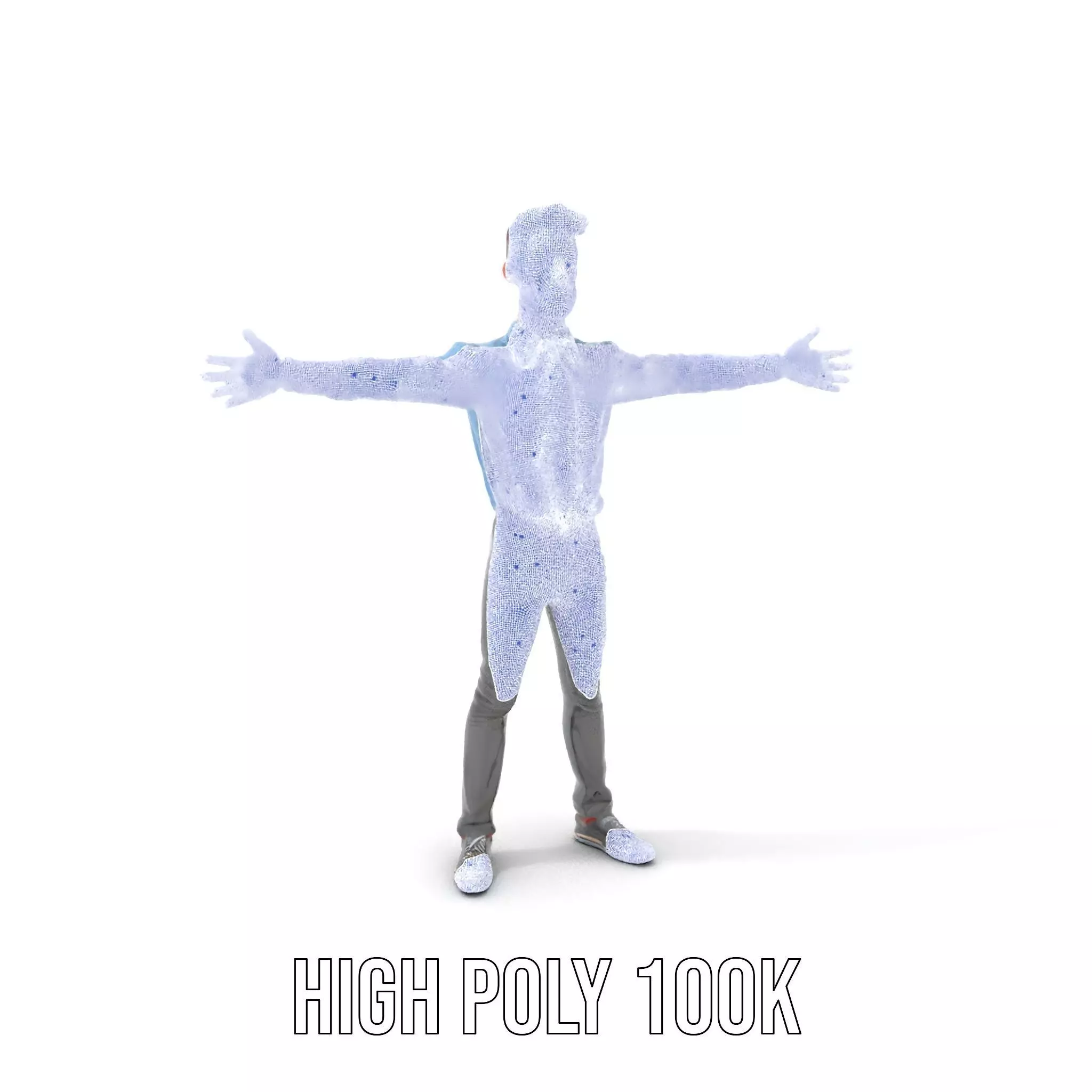 Cartoon Businessman Character Model Pack Low-poly 3D model_4