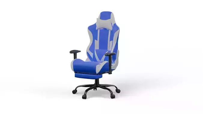 Gaming Chair 3D Model and Texture