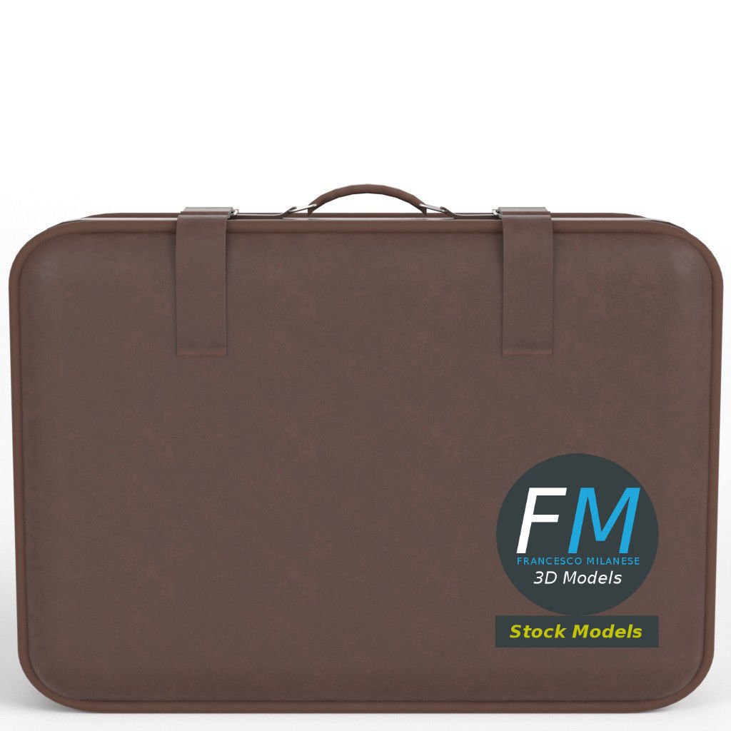 Suitcase 3D model_3