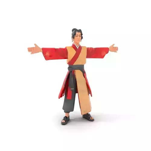 Traditional Asian Attire Character Model Pack