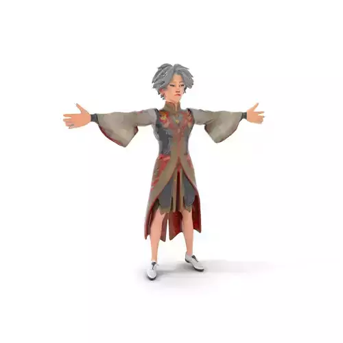 Asian Traditional Costume Character Model Pack