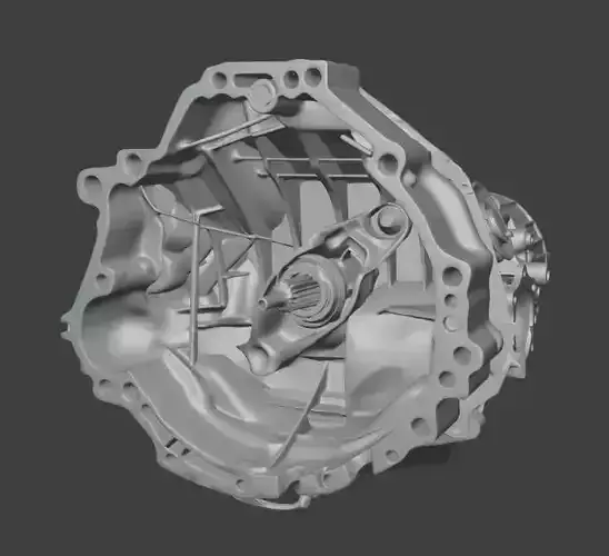 AWD 6-Spd Manual Gearbox - 3D Printable Decorative Model