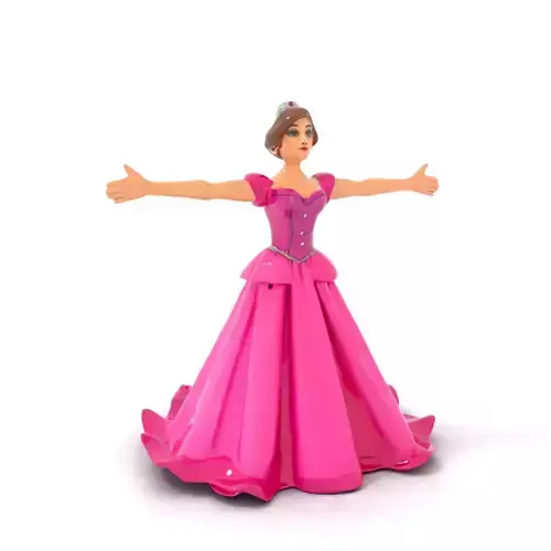 Elegant Princess Character Model Pack with Detailed Textures Low-poly 3D model Elegant Princess Character Model Pack with Detailed Textures Low-poly 3D model