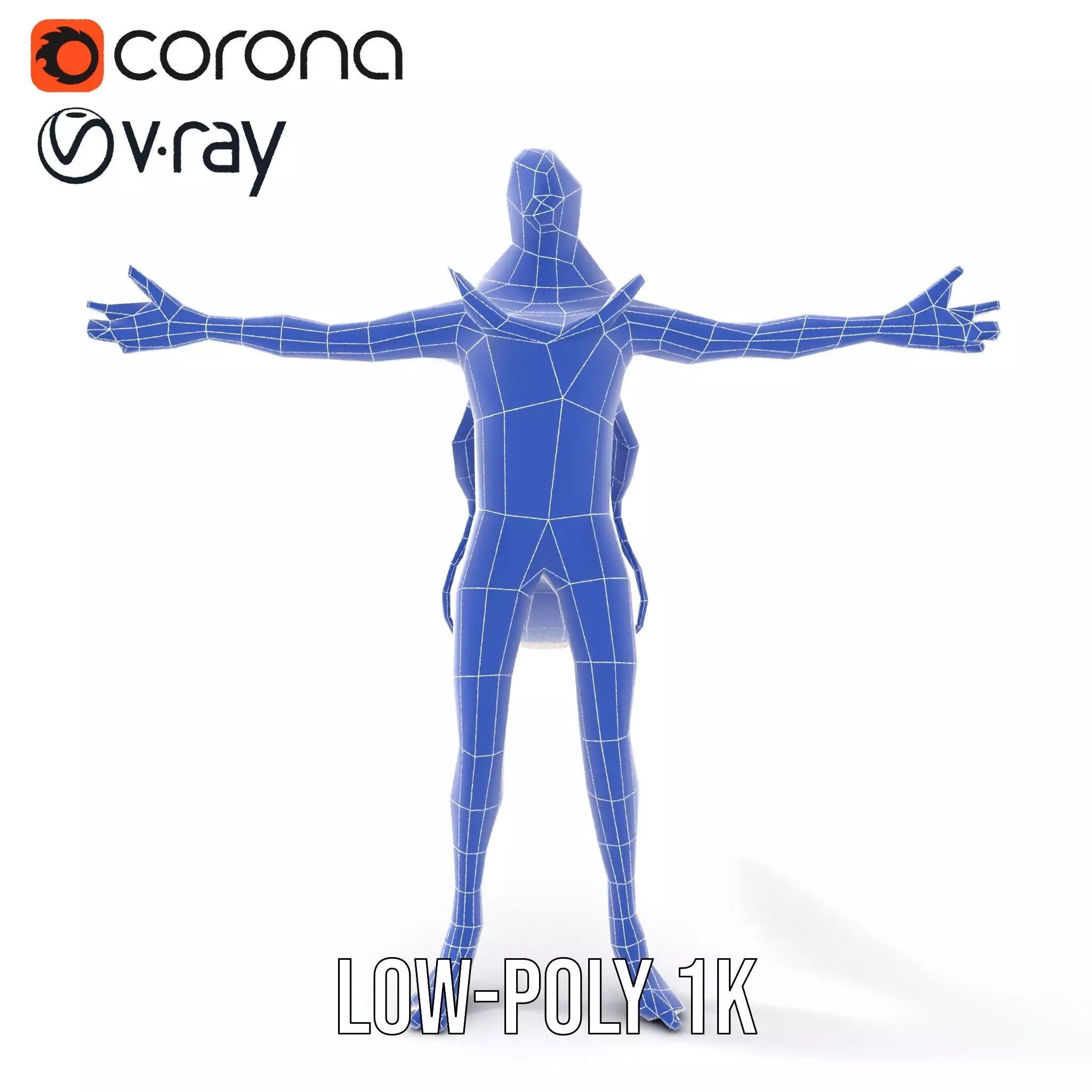 Insectoid Creature Model Pack with Textured Exoskeleton Low-poly 3D model_19