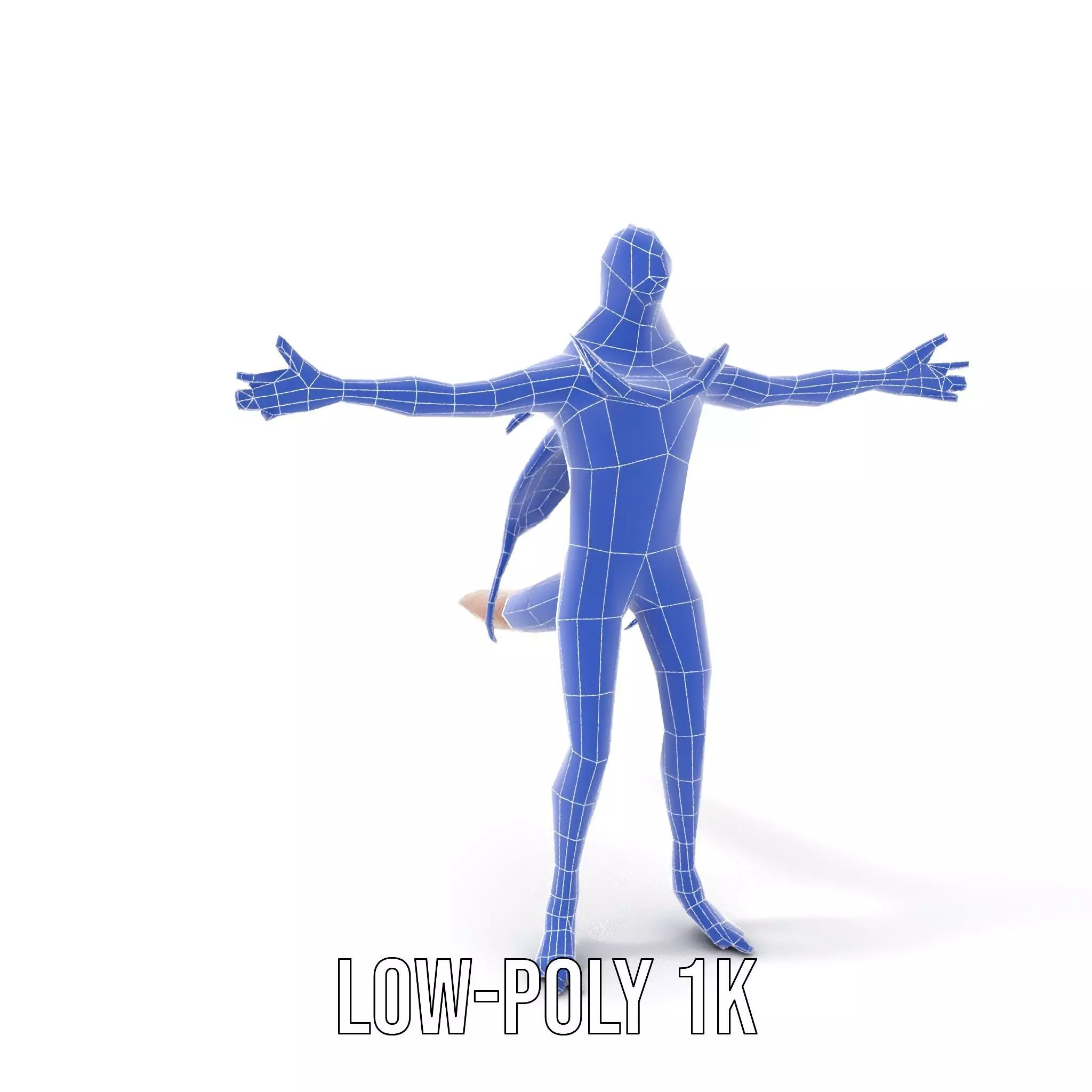 Insectoid Creature Model Pack with Textured Exoskeleton Low-poly 3D model_10