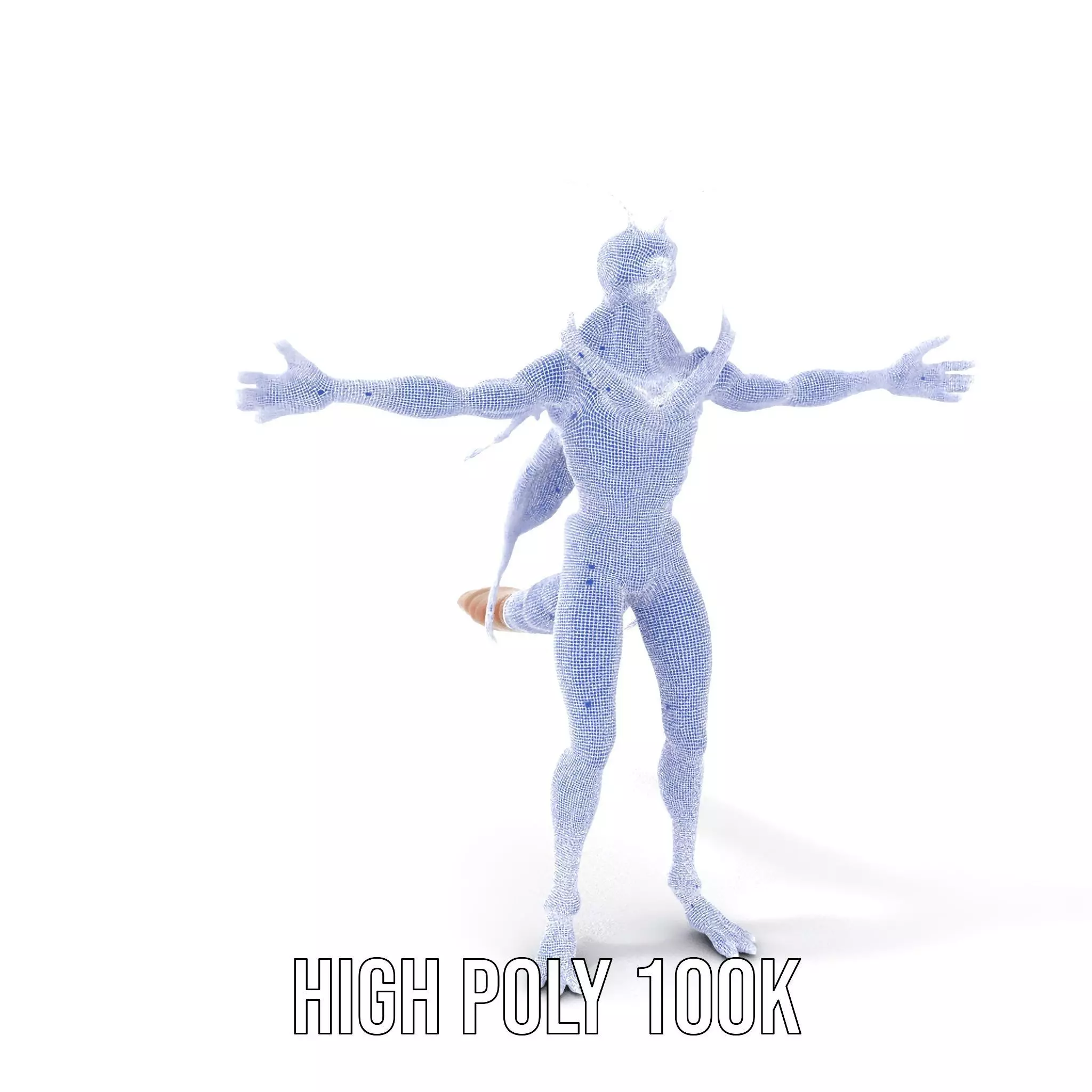 Insectoid Creature Model Pack with Textured Exoskeleton Low-poly 3D model_4