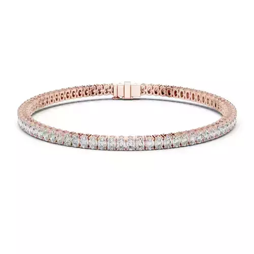 Basket Set Oval Cut Diamond Bracelet Woman 3DM STL Video 3D print model