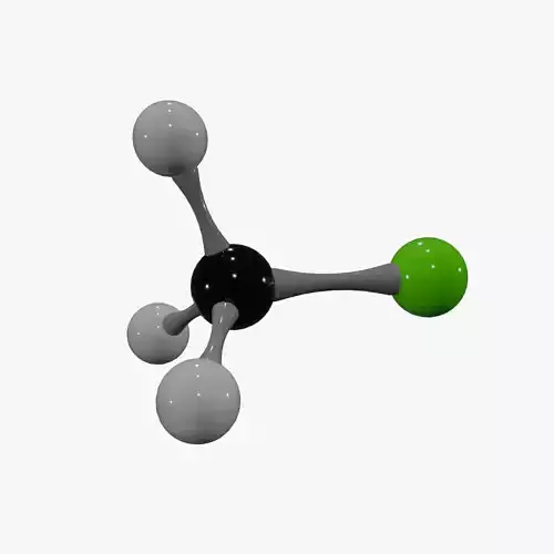 Chloromethane Molecule