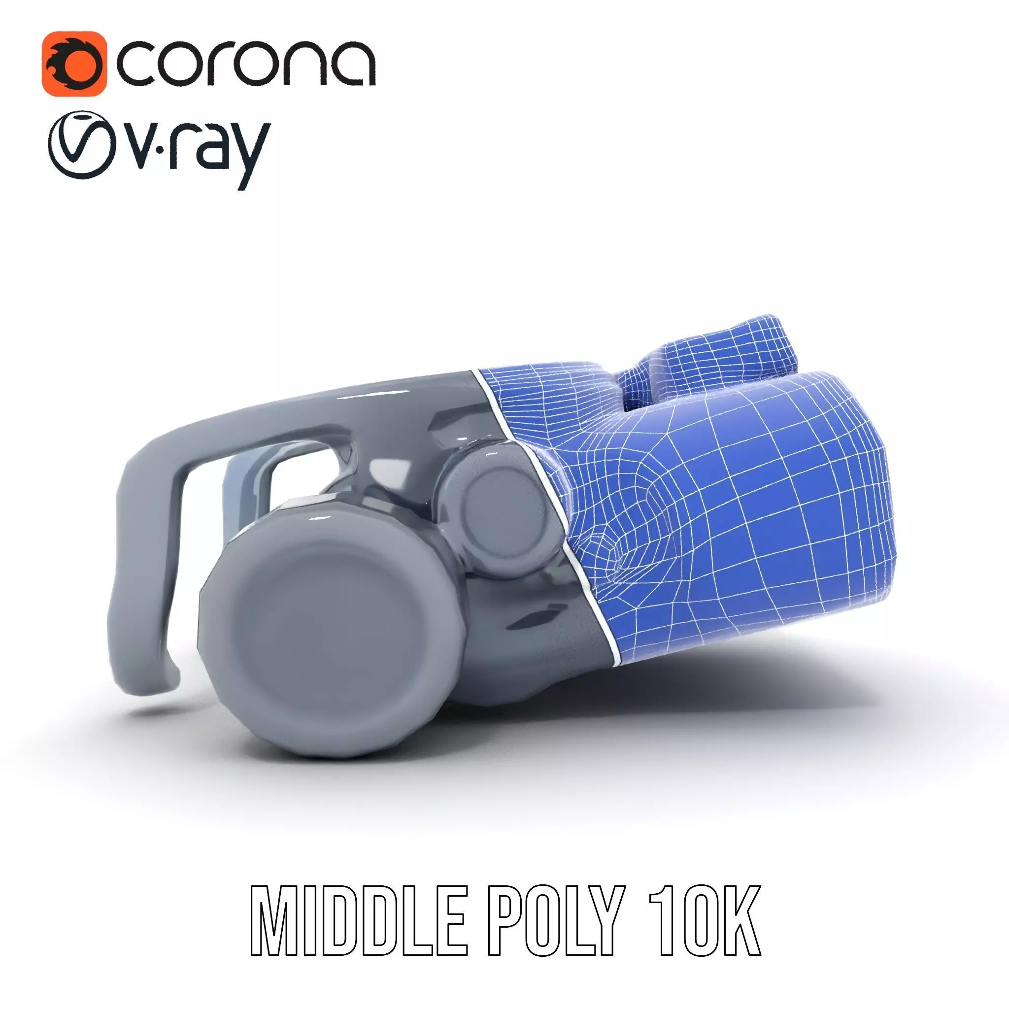 Tactical Binoculars Model Pack with Detailed Optics Low-poly 3D model_26