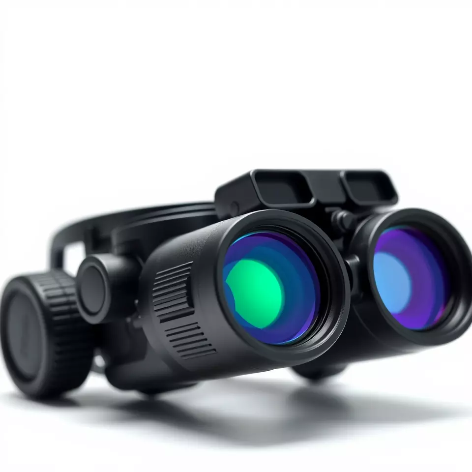 Tactical Binoculars Model Pack with Detailed Optics Low-poly 3D model_2
