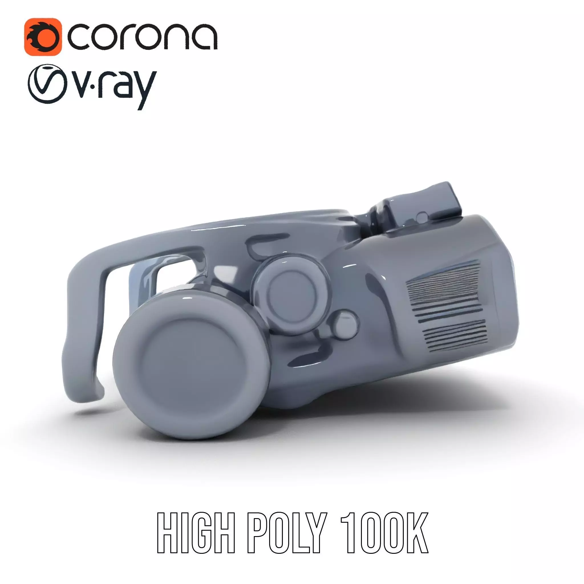 Tactical Binoculars Model Pack with Detailed Optics Low-poly 3D model_20