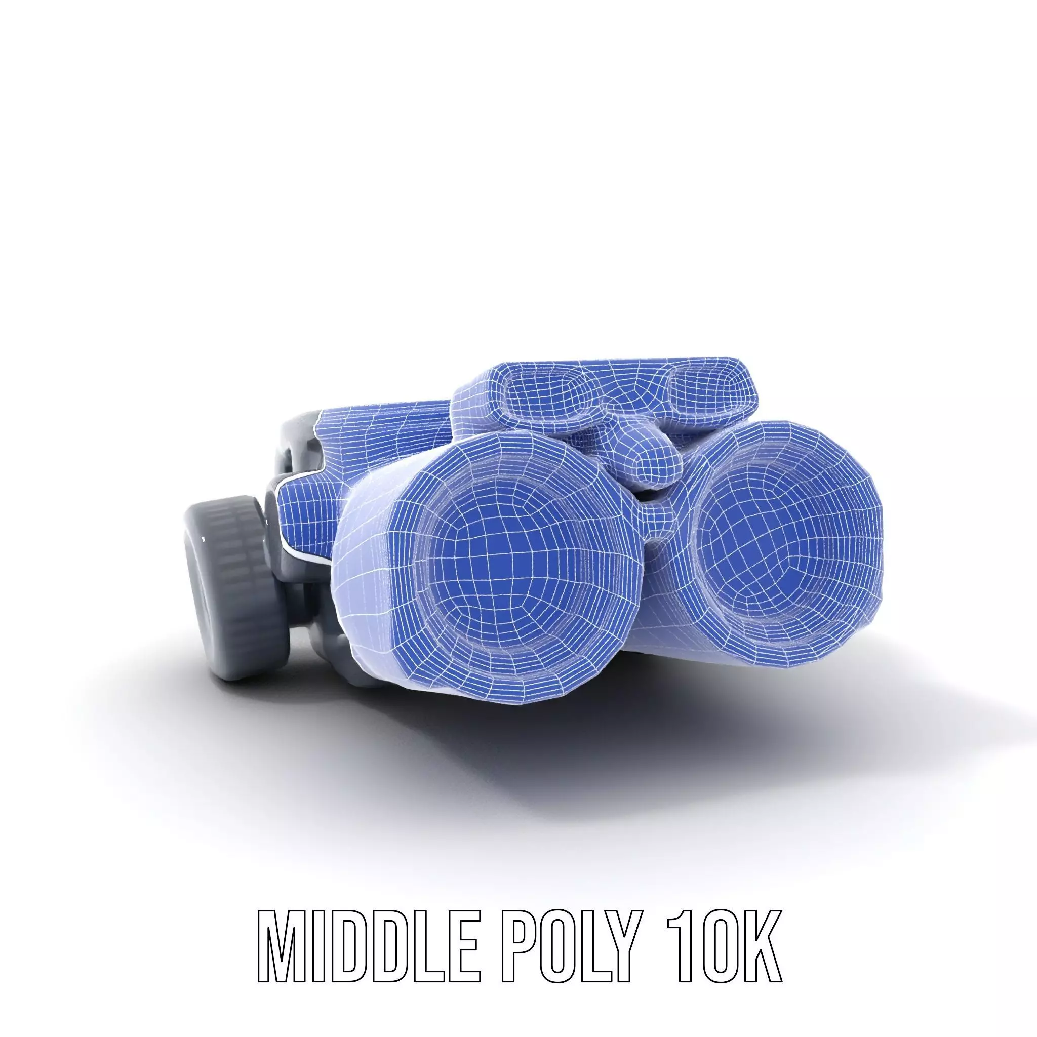 Tactical Binoculars Model Pack with Detailed Optics Low-poly 3D model_6
