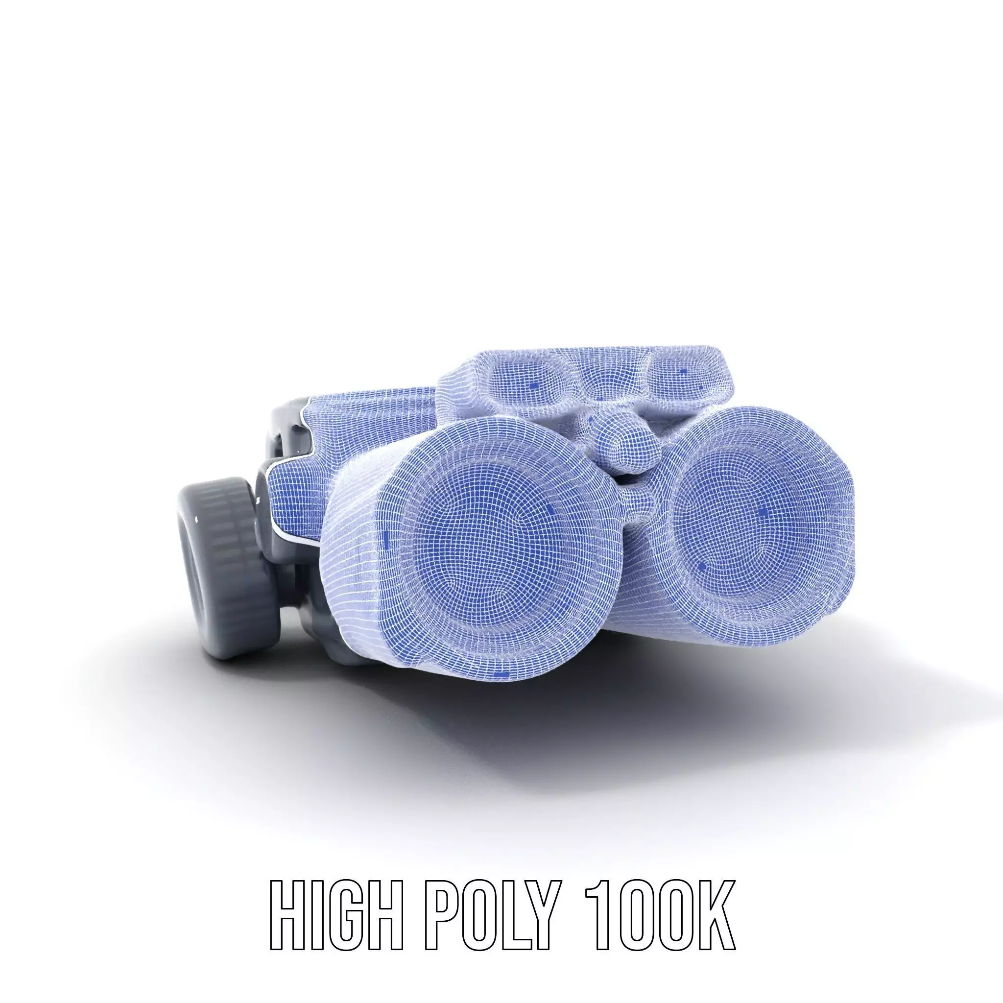 Tactical Binoculars Model Pack with Detailed Optics Low-poly 3D model_4