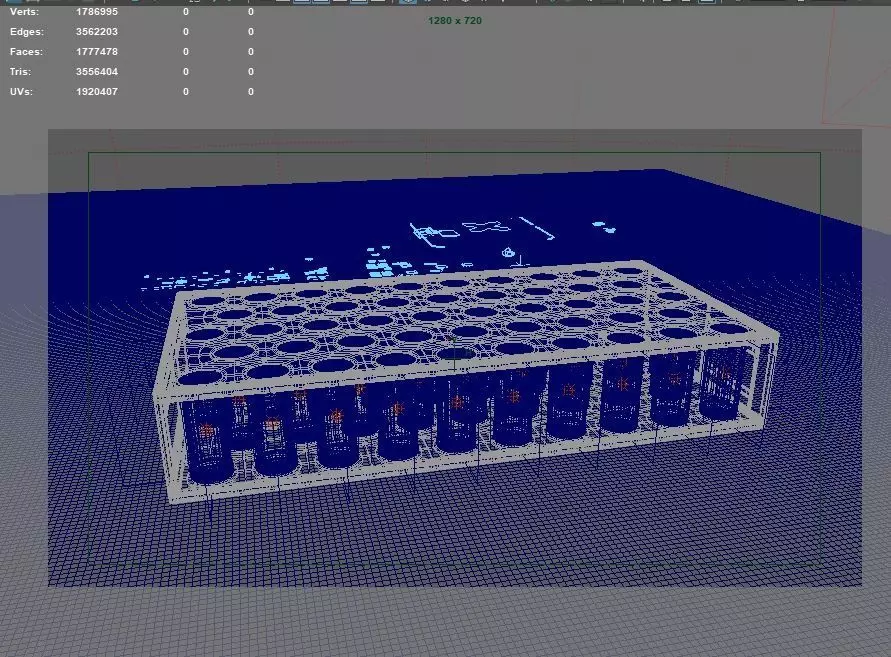 battery pack 3D model_2
