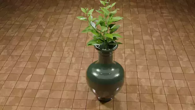 Leafy Vase