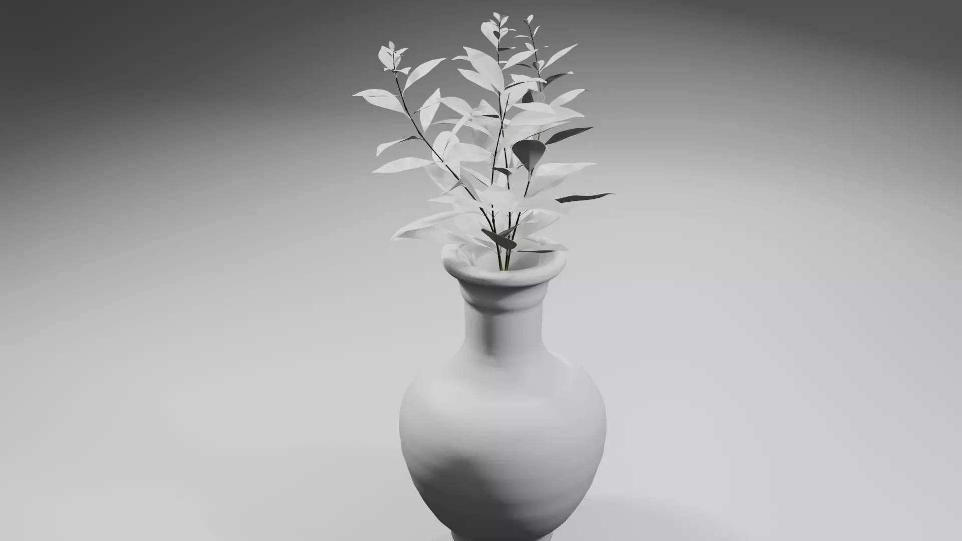 Leafy Vase Free 3D model_2