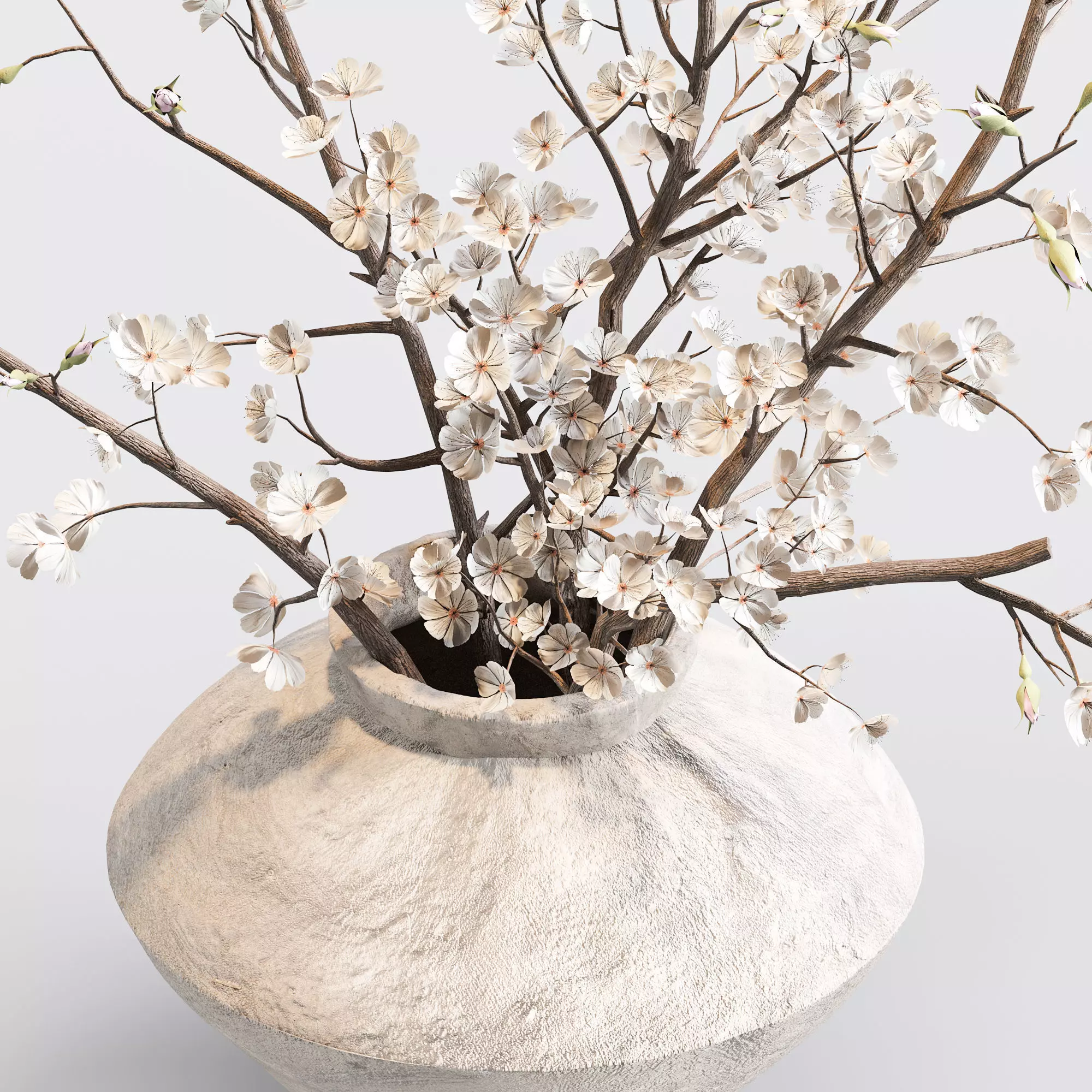 plants bouquet 023 3D model_5