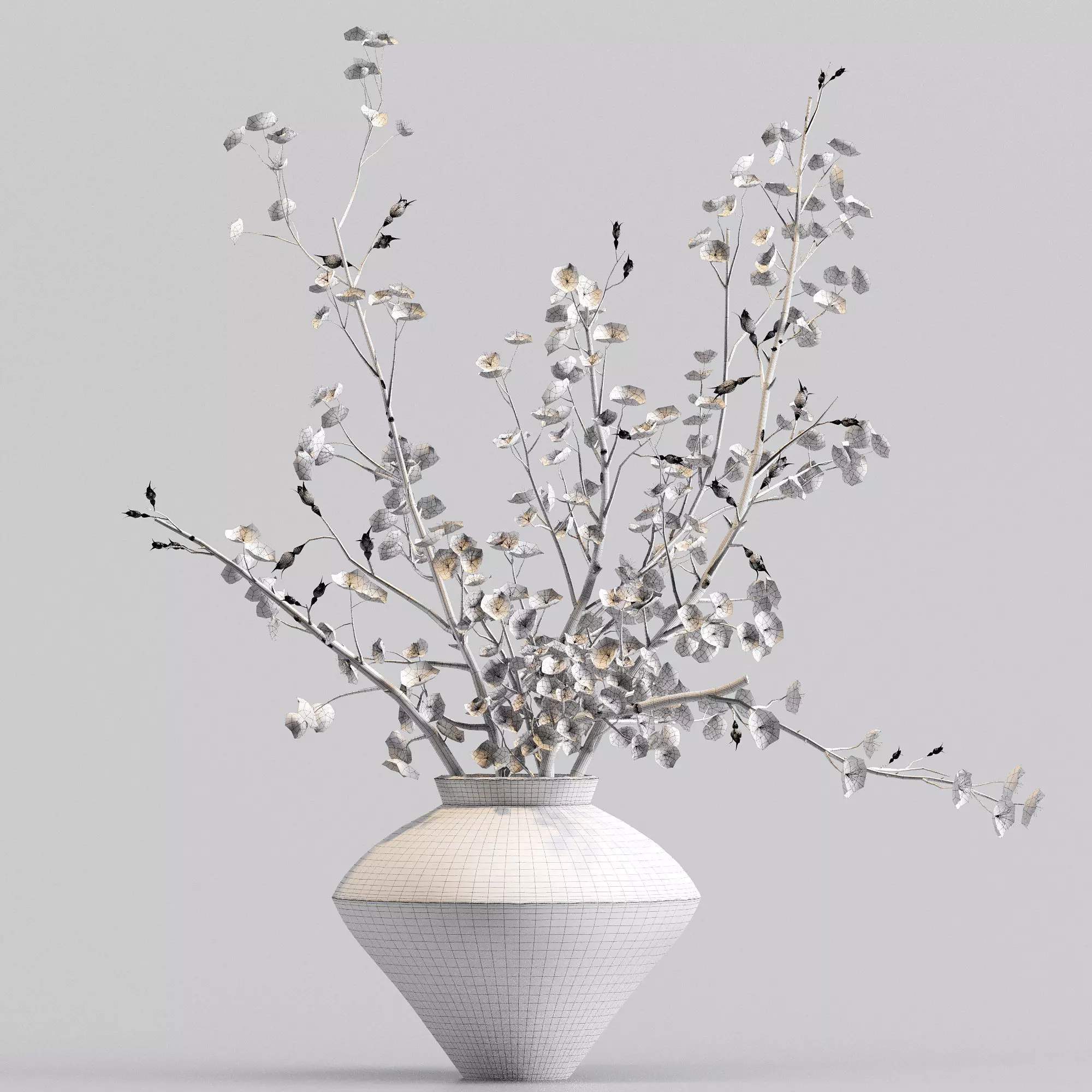 plants bouquet 023 3D model_6