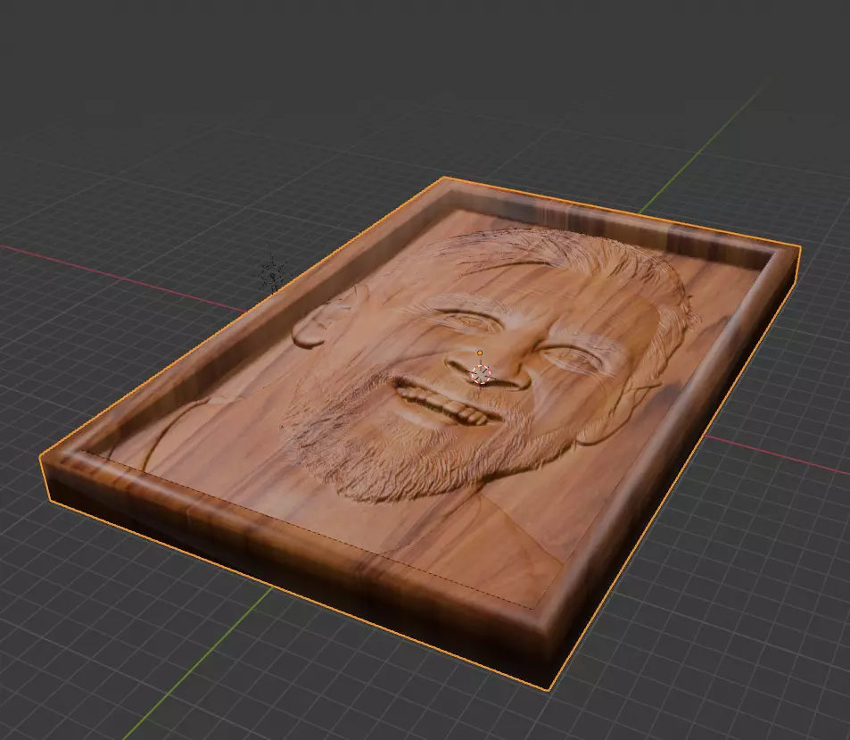 Lionel Messi Relief STL Fan Art for Wood Carving 3D print model_1