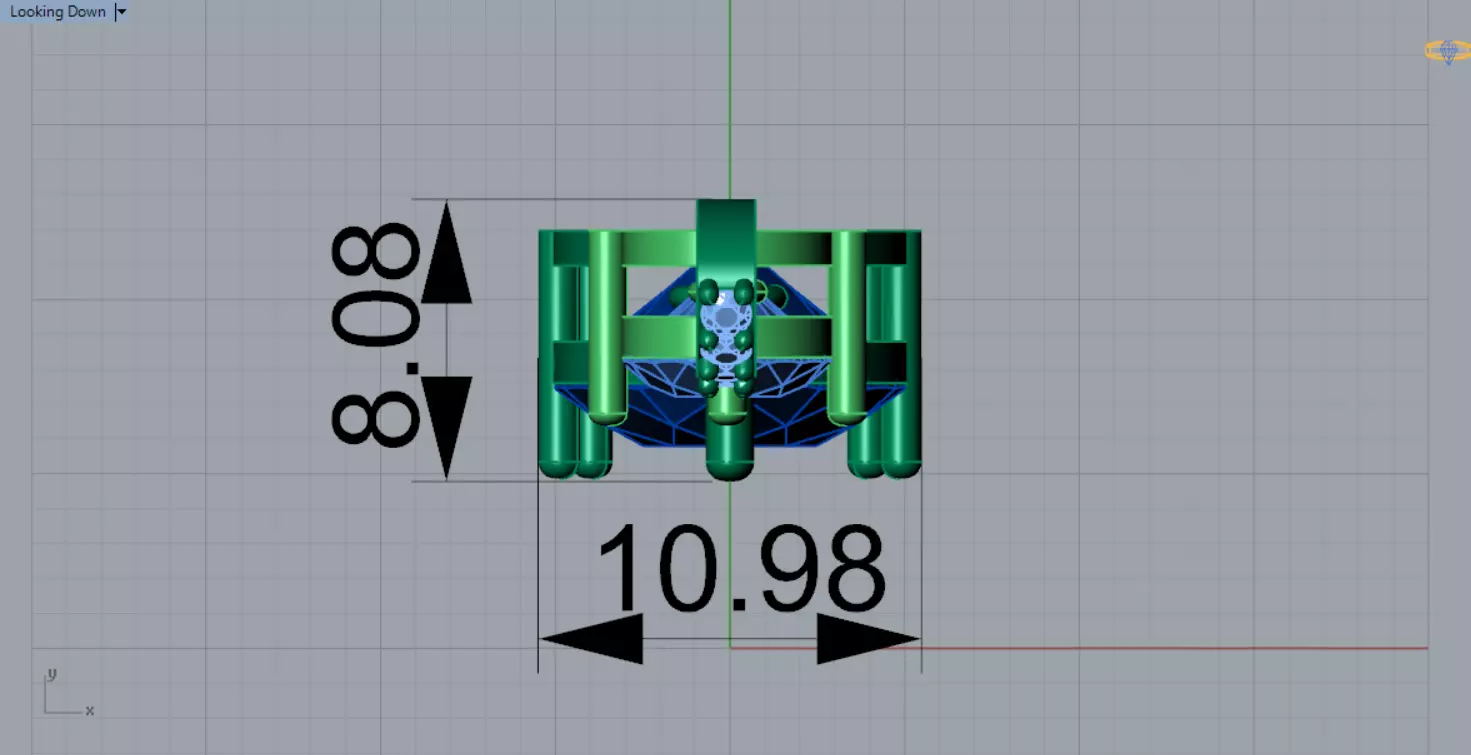 White Gold and Gemstone STL Pendant jp0293 3D print model_11