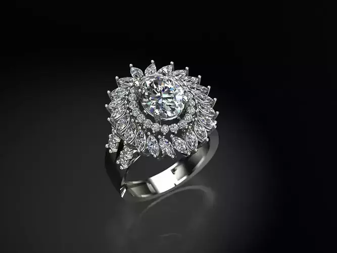 shining ring 3D print model
