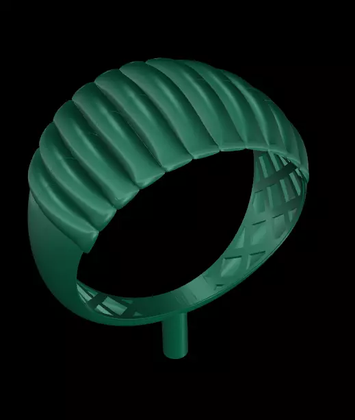 jewelry ring 3D print model_0