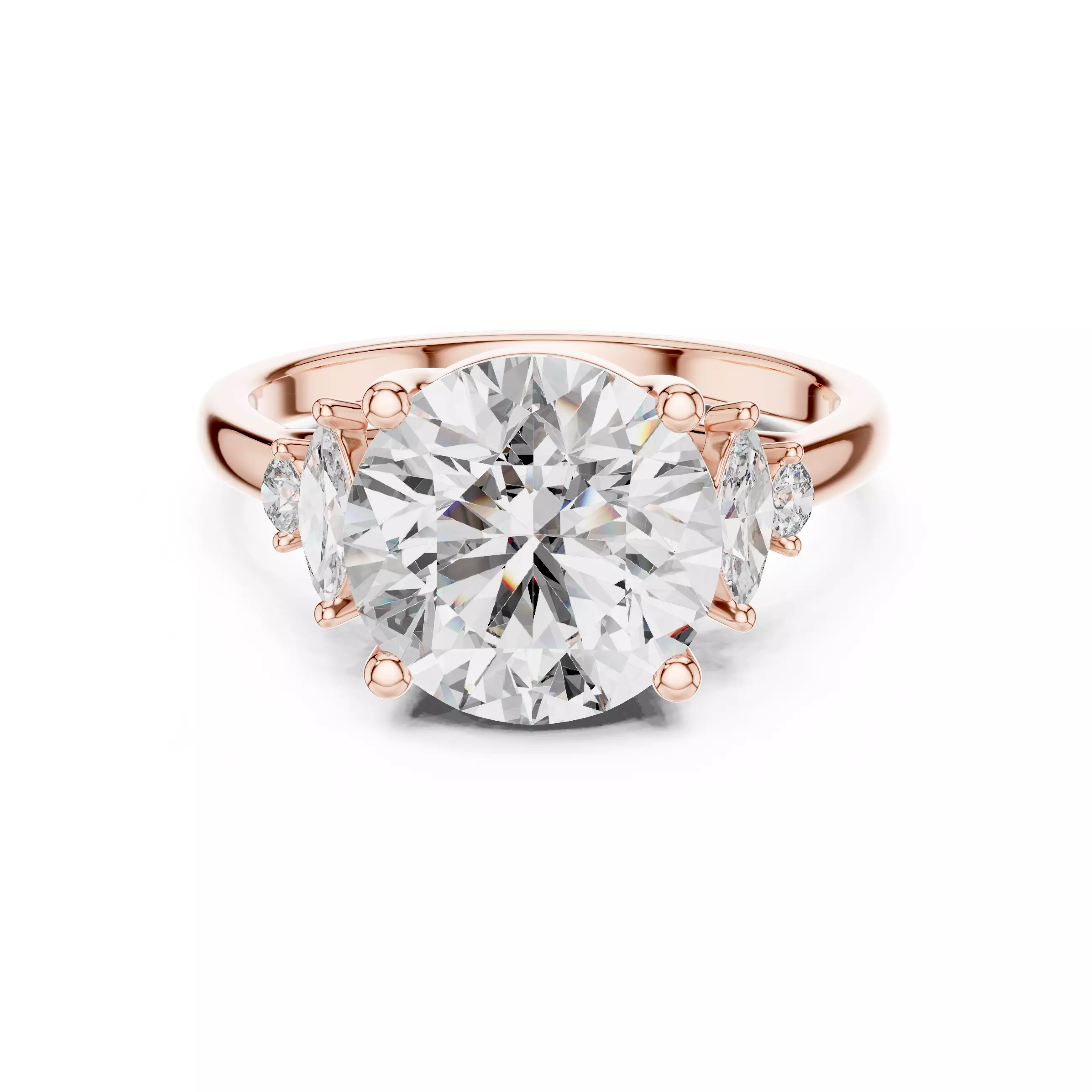 Solitaire Ring 3dm stl renders animation videos details 3D print model_0