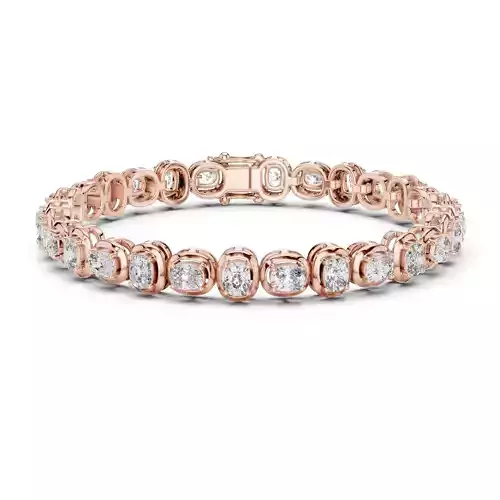 New Trending Design Oval Diamond Bracelet Woman 3DM STL Video 3D print model