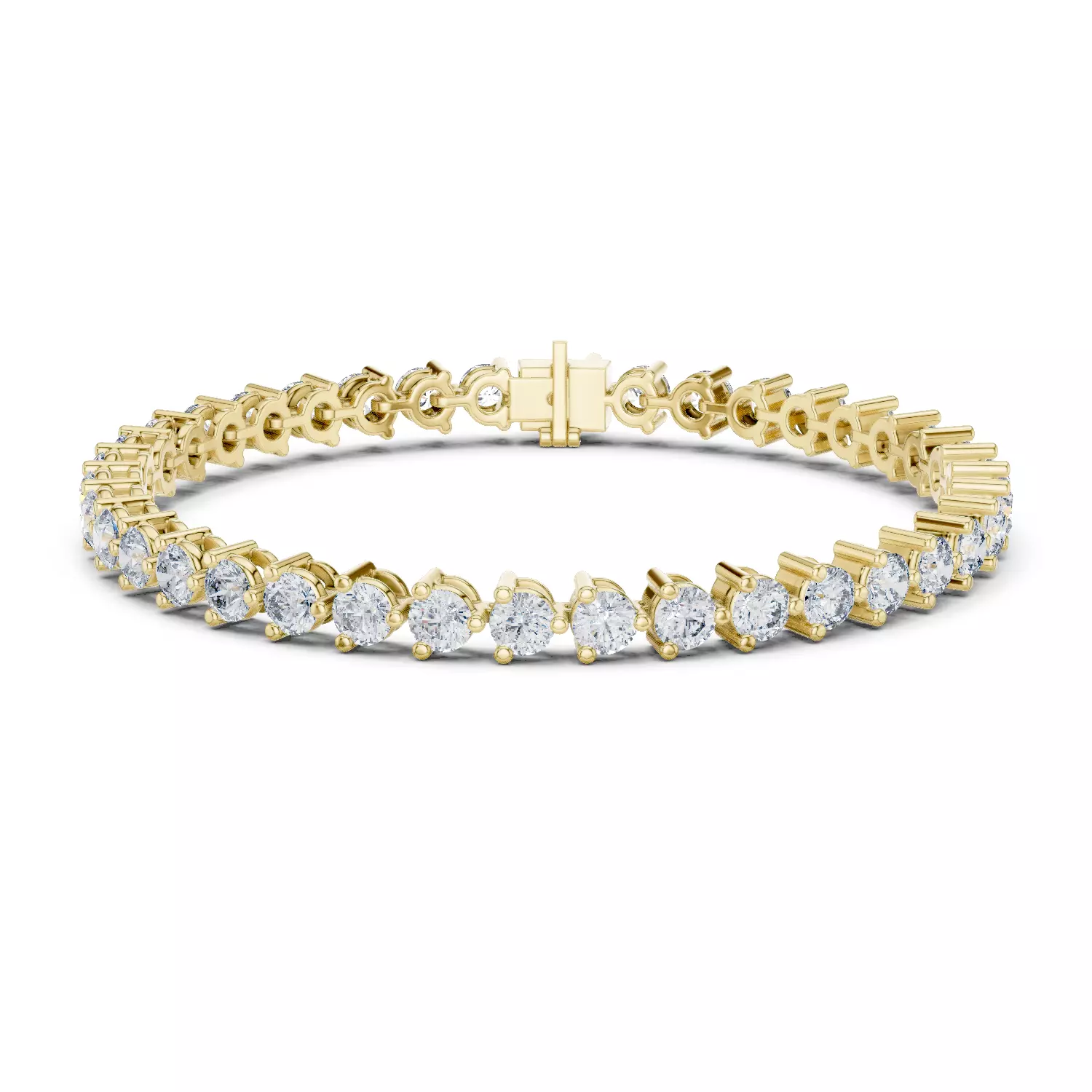 New Trending Design Round Diamond Bracelet Woman 3DM STL Video 3D print model_1