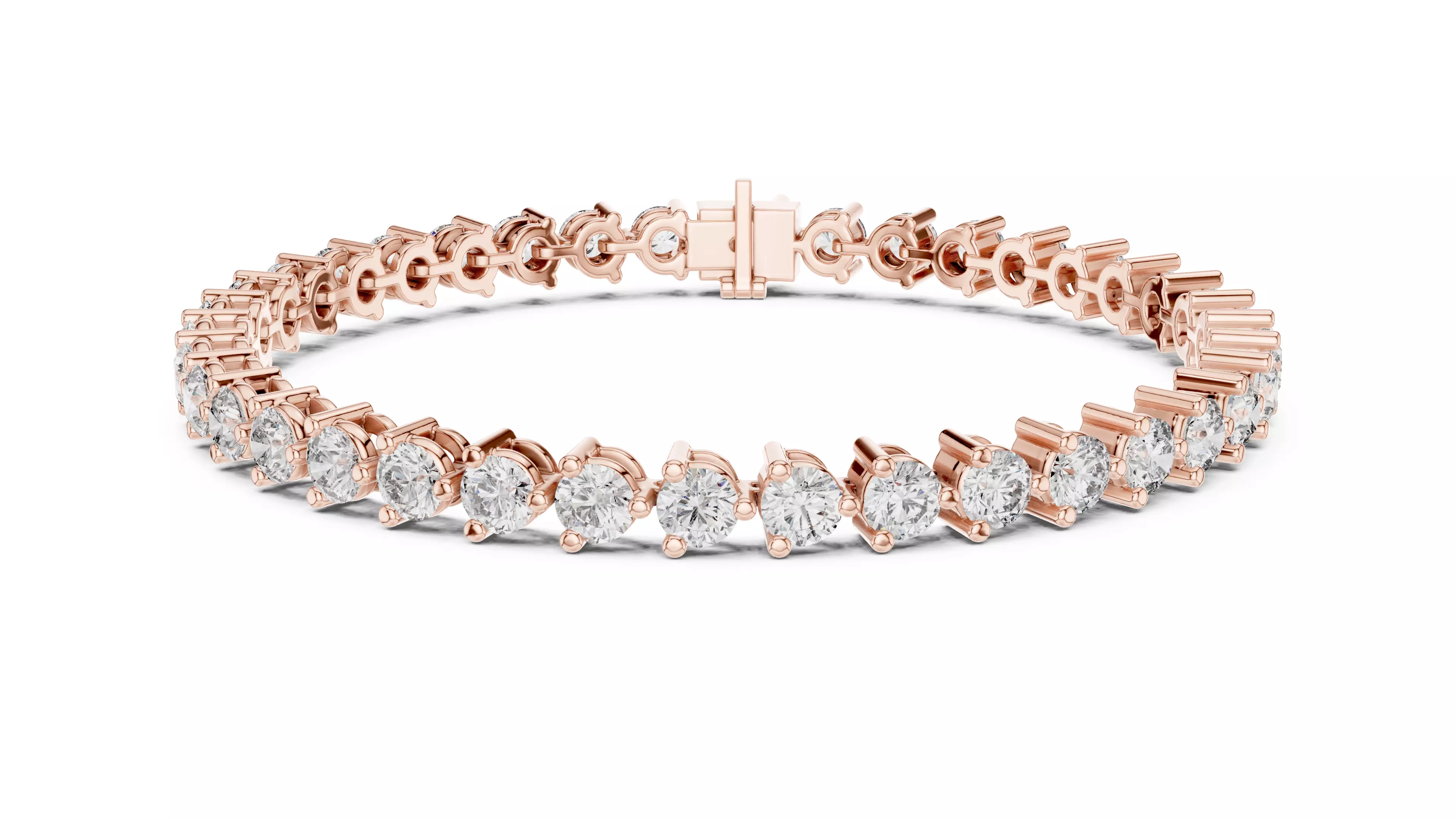 New Trending Design Round Diamond Bracelet Woman 3DM STL Video 3D print model_6