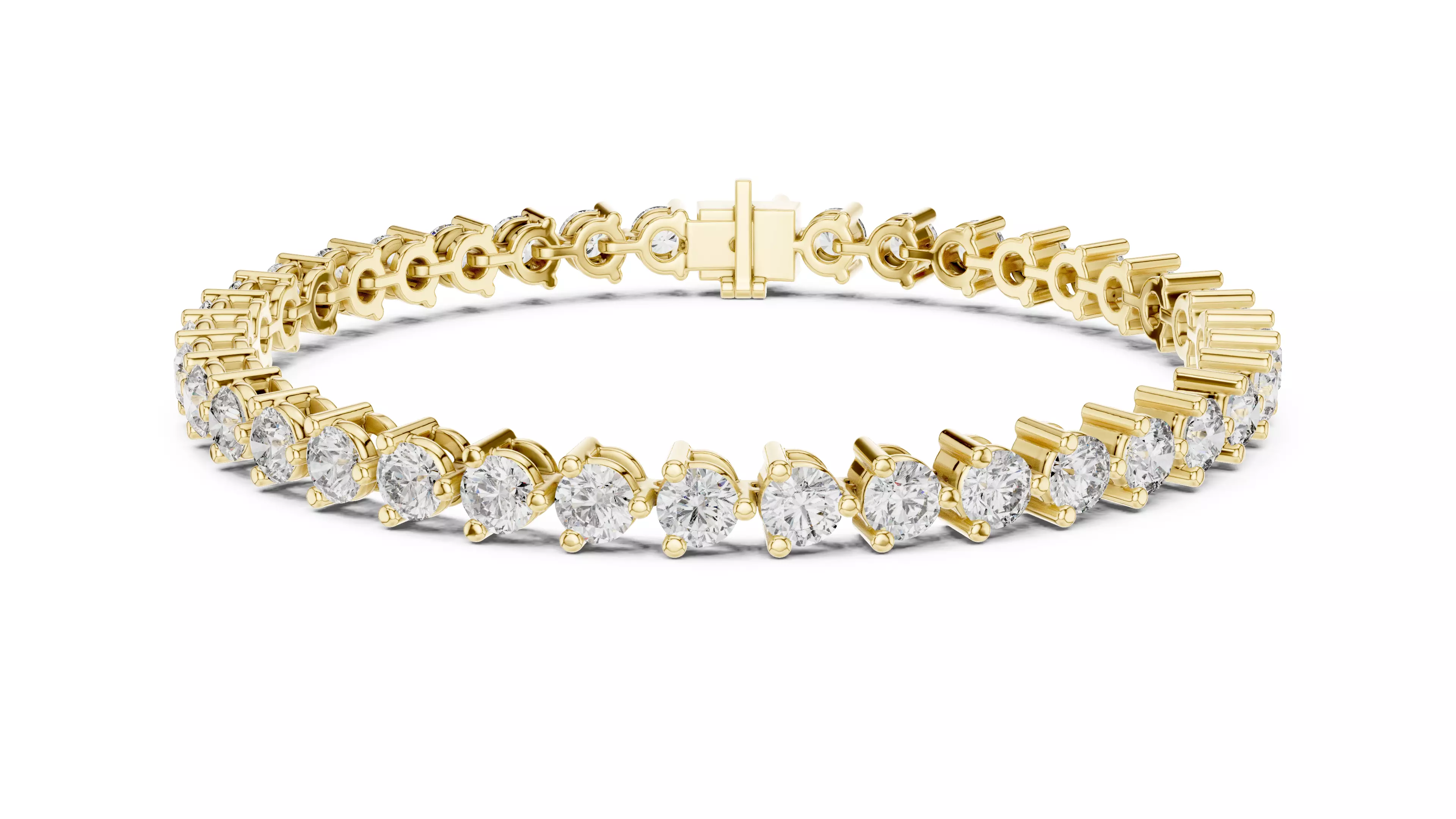 New Trending Design Round Diamond Bracelet Woman 3DM STL Video 3D print model_10