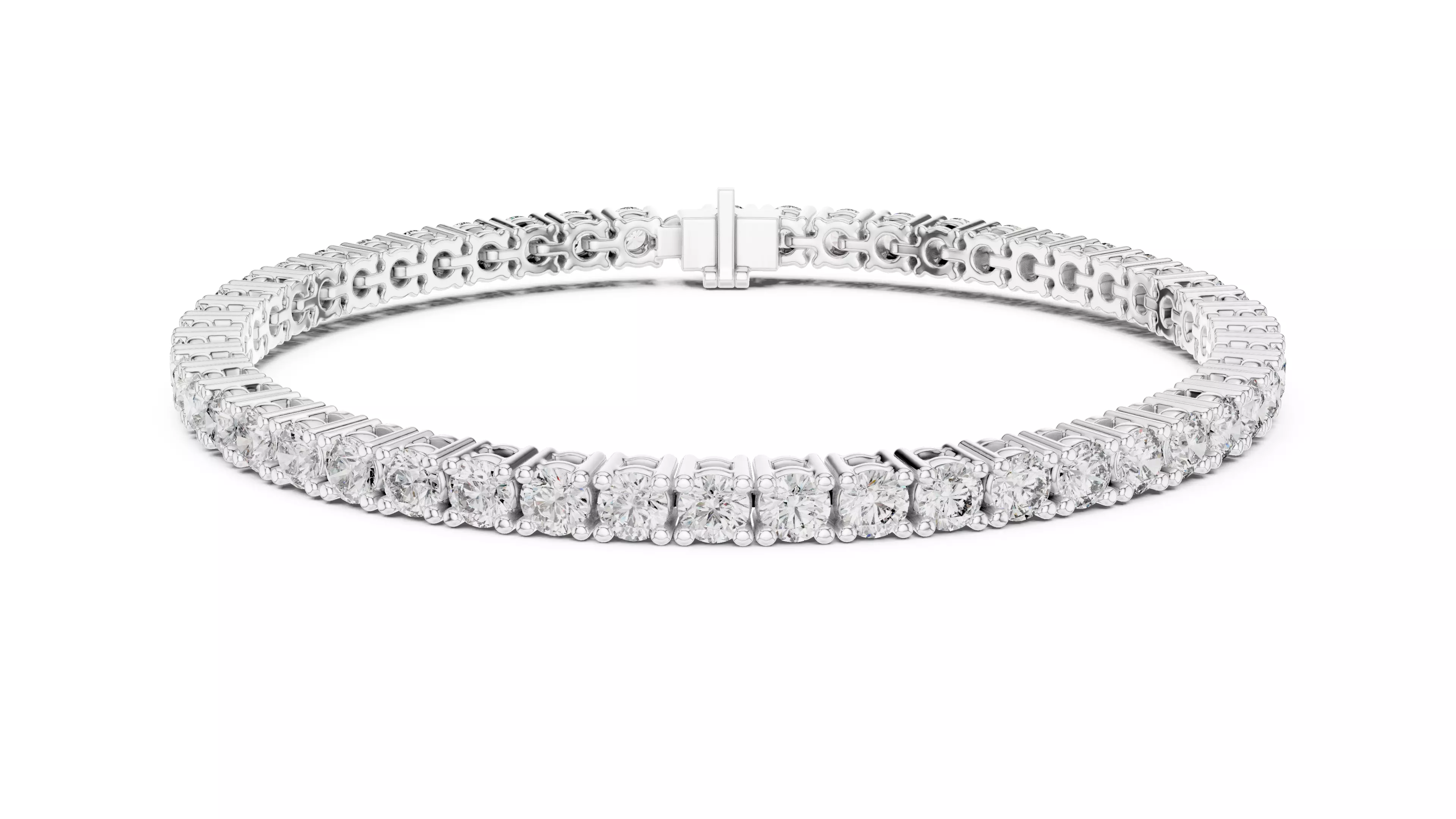 New Trending Design Round Diamond Bracelet Woman 3DM STL Video 3D print model_14