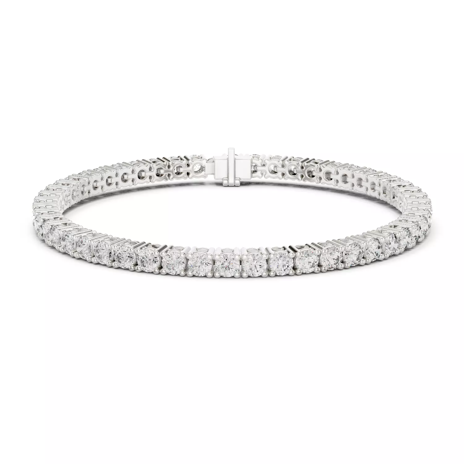 New Trending Design Round Diamond Bracelet Woman 3DM STL Video 3D print model_2