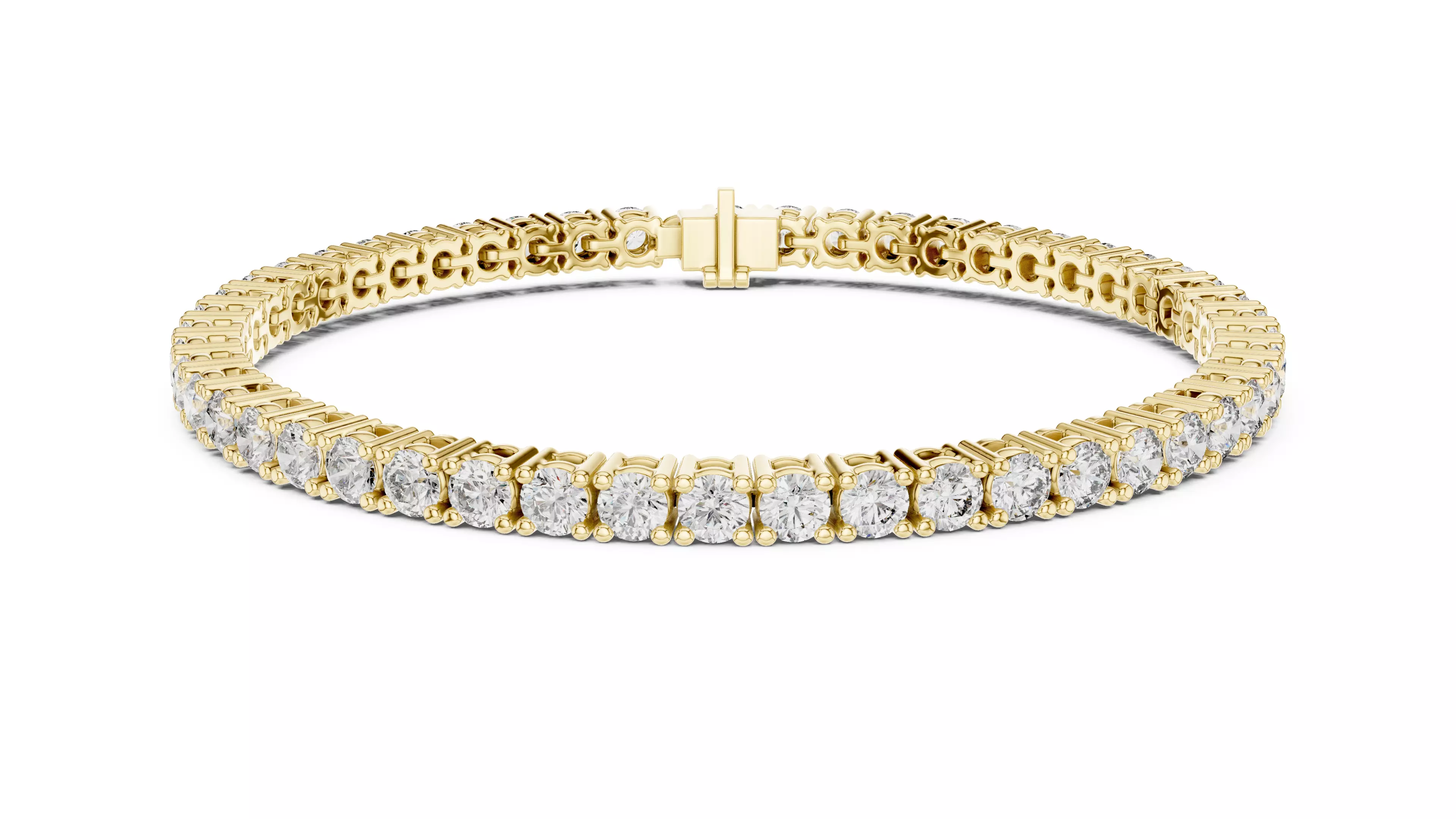 New Trending Design Round Diamond Bracelet Woman 3DM STL Video 3D print model_10