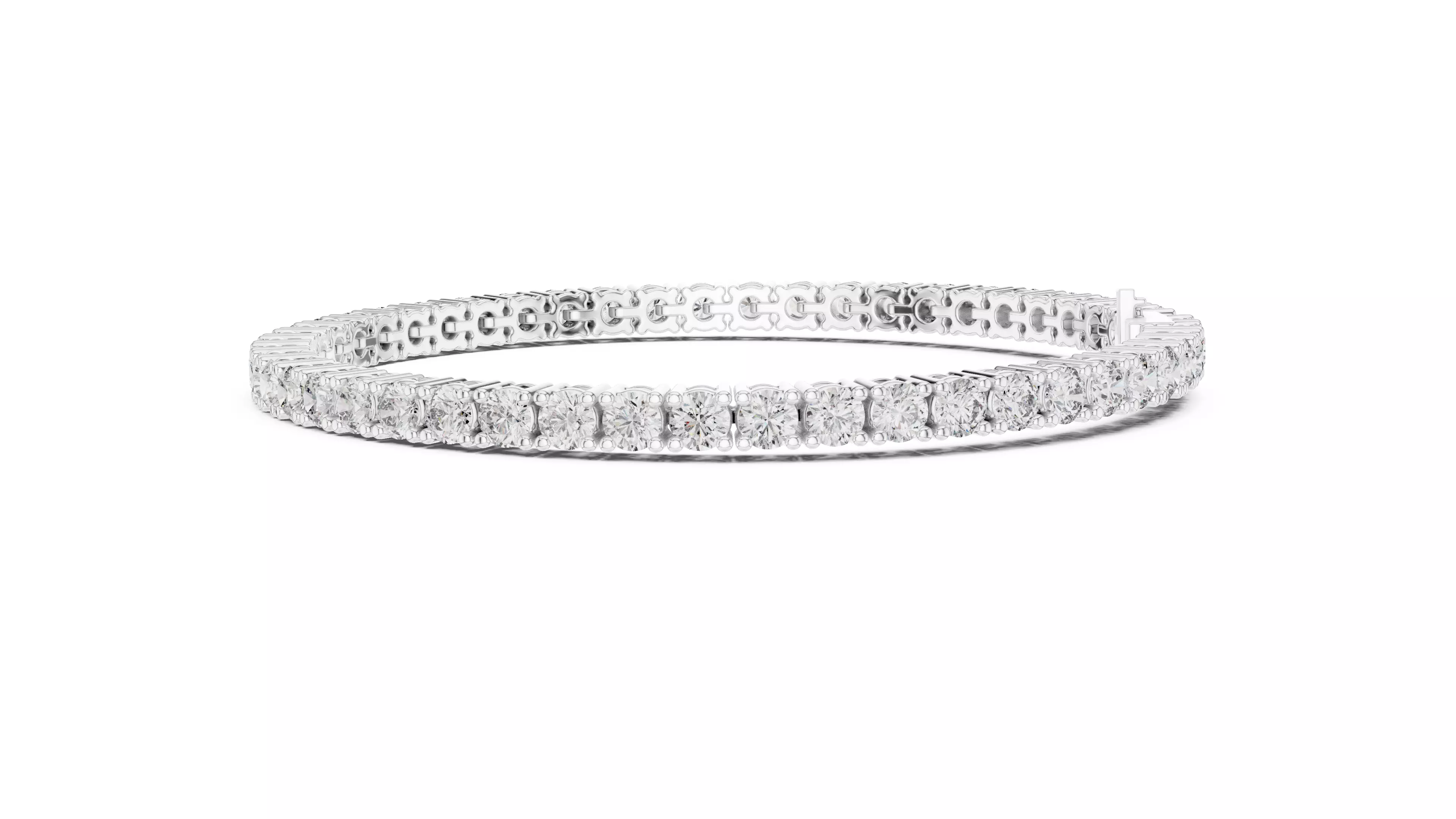 New Trending Design Round Diamond Bracelet Woman 3DM STL Video 3D print model_13