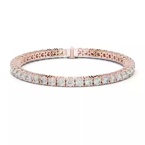 Small Round Cut Diamond Bracelet Woman 3DM STL Video