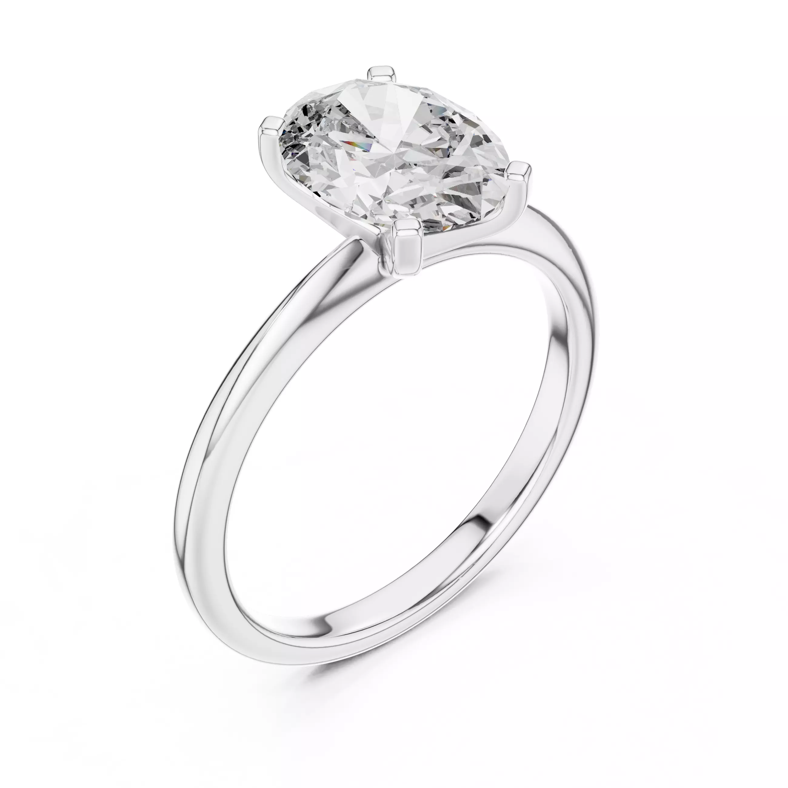 Mono Solitaire Ring 3dm stl renders animation videos details 3D print model_11