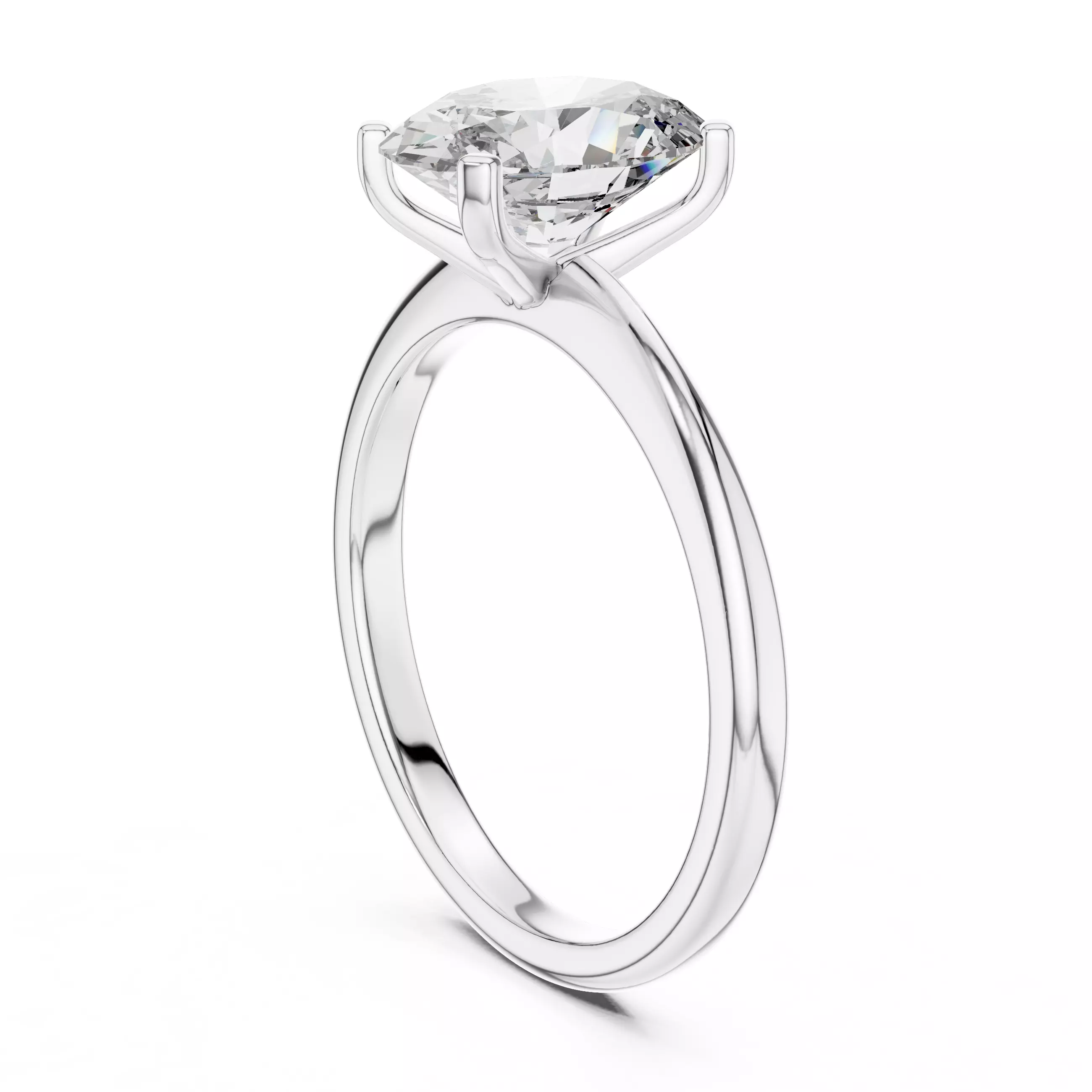 Mono Solitaire Ring 3dm stl renders animation videos details 3D print model_10