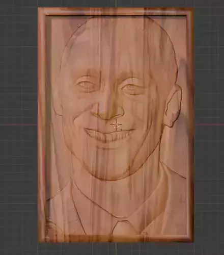 Kobe Bryant Relief STL Fan Art for Wood Carving
