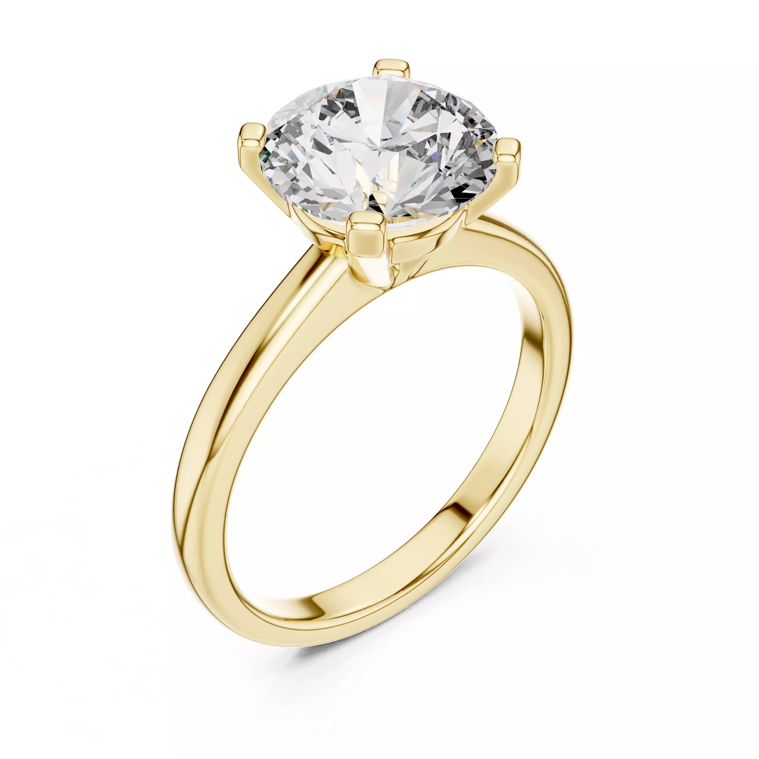 Mono Solitaire Ring 3dm stl renders animation videos details 3D print model_13