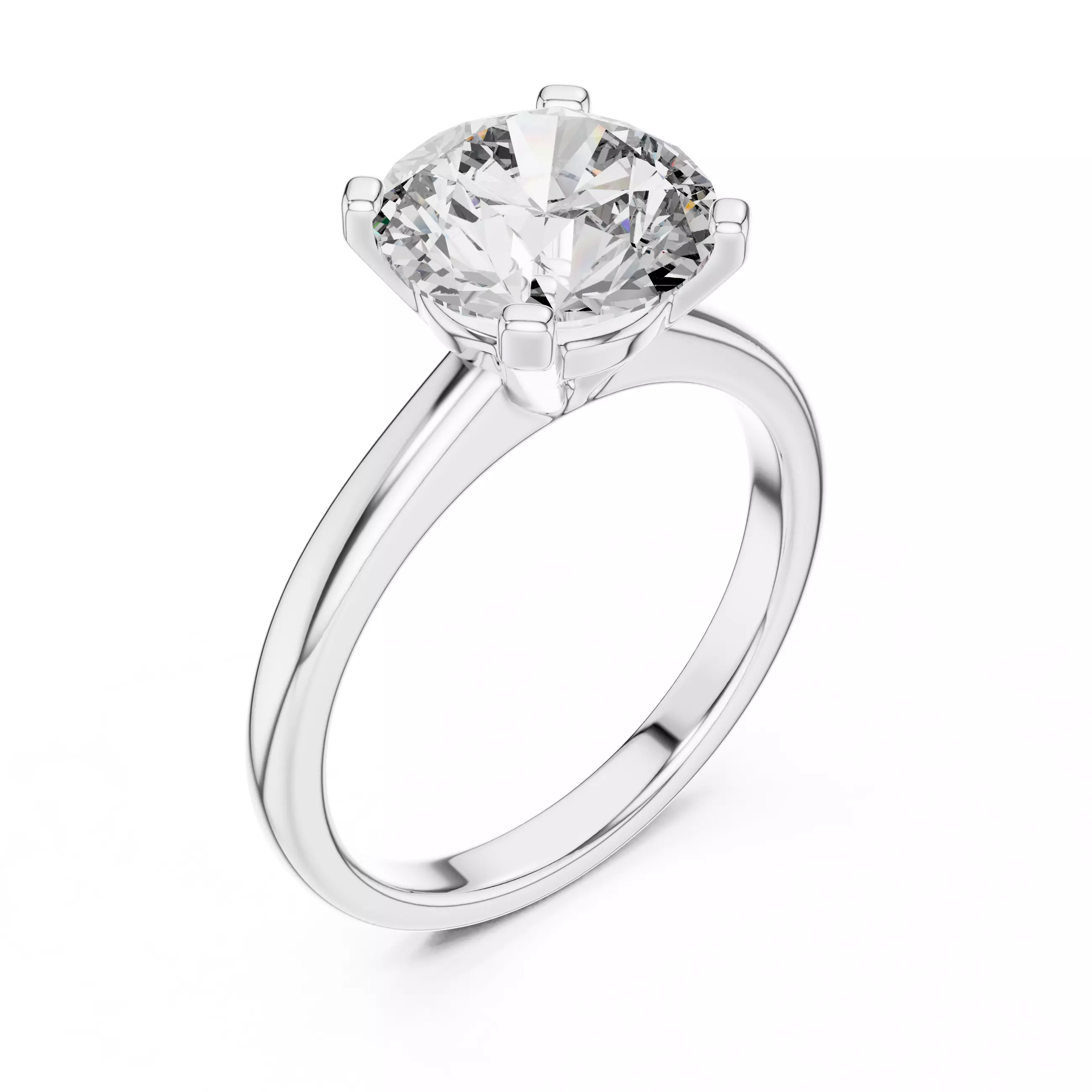 Mono Solitaire Ring 3dm stl renders animation videos details 3D print model_11