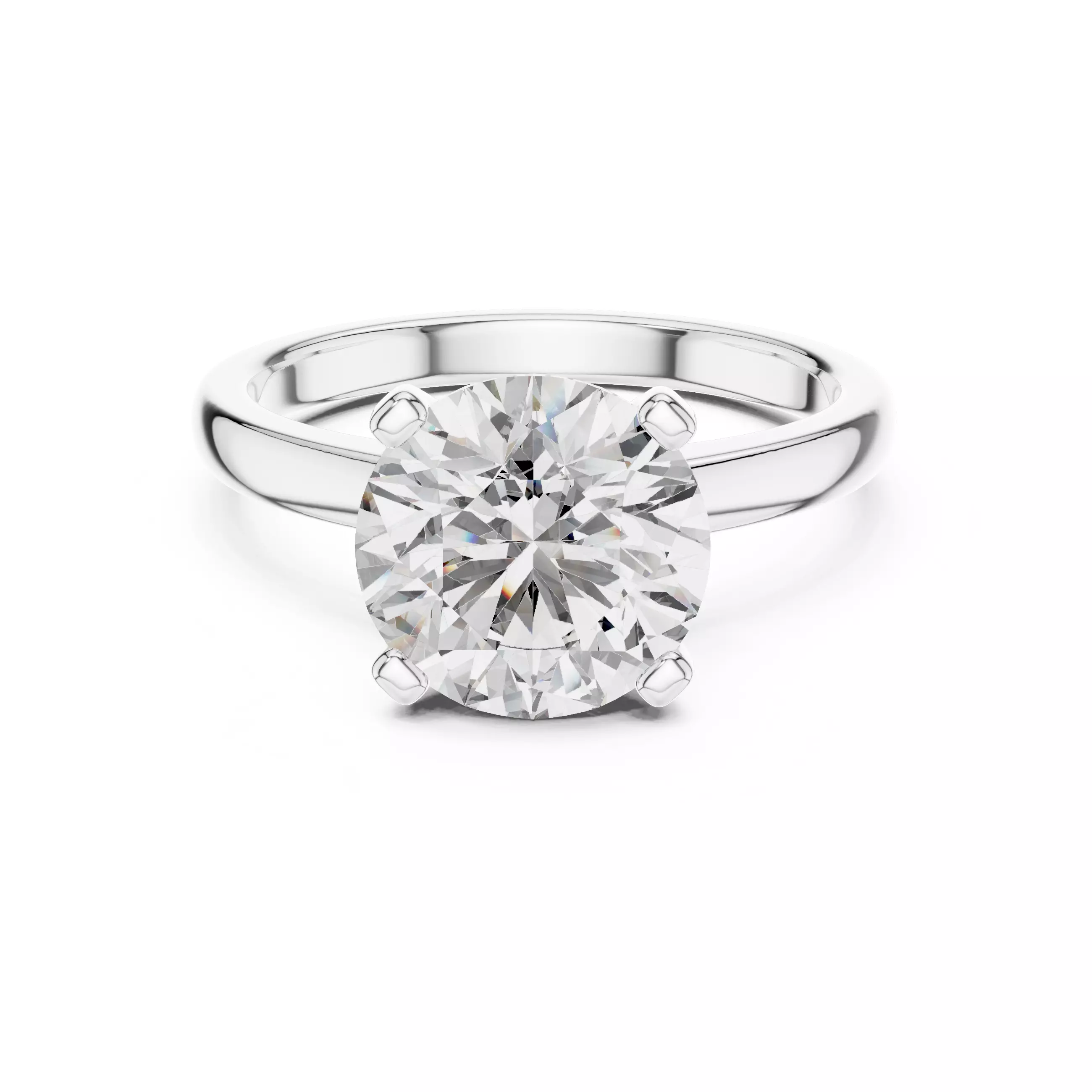 Mono Solitaire Ring 3dm stl renders animation videos details 3D print model_3