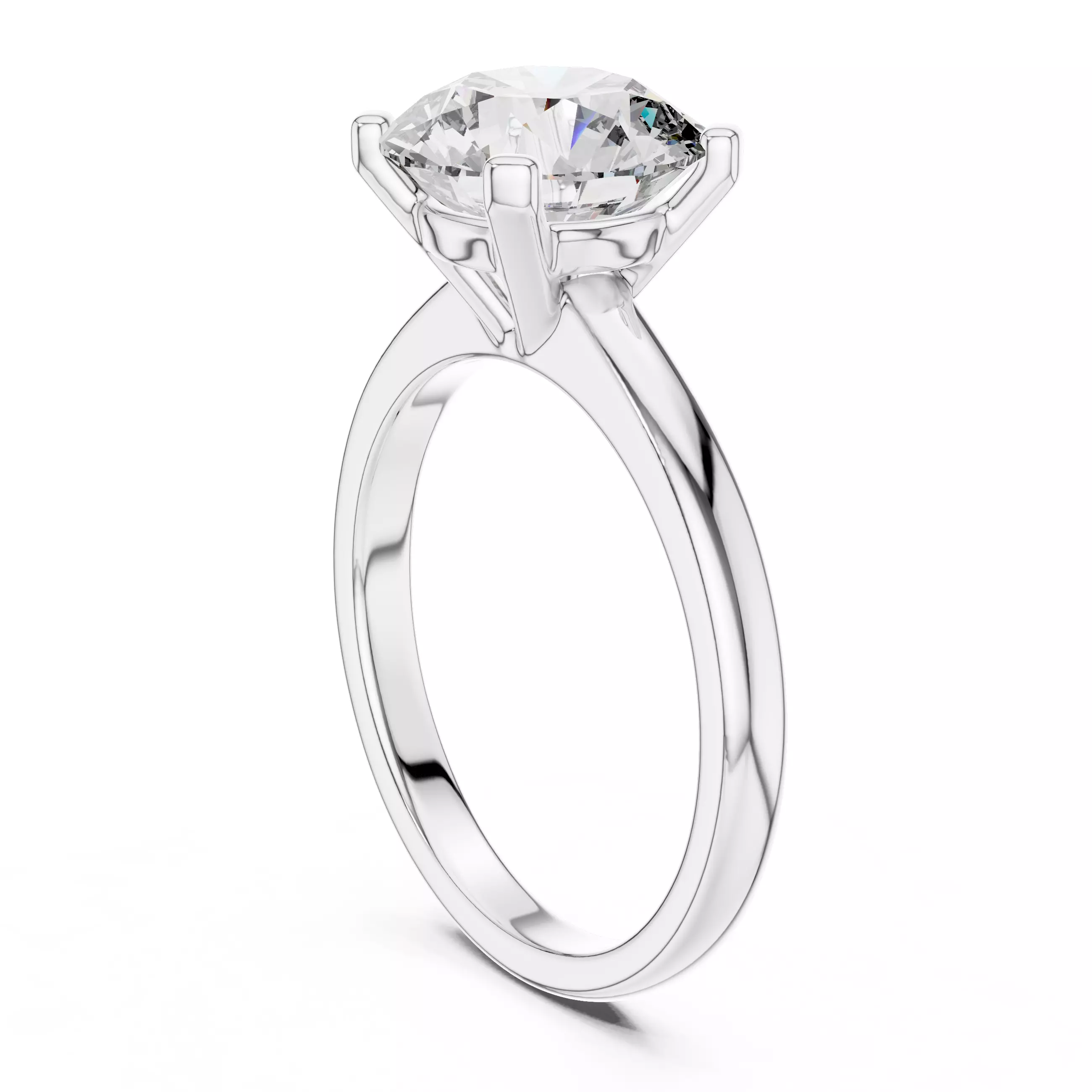 Mono Solitaire Ring 3dm stl renders animation videos details 3D print model_10