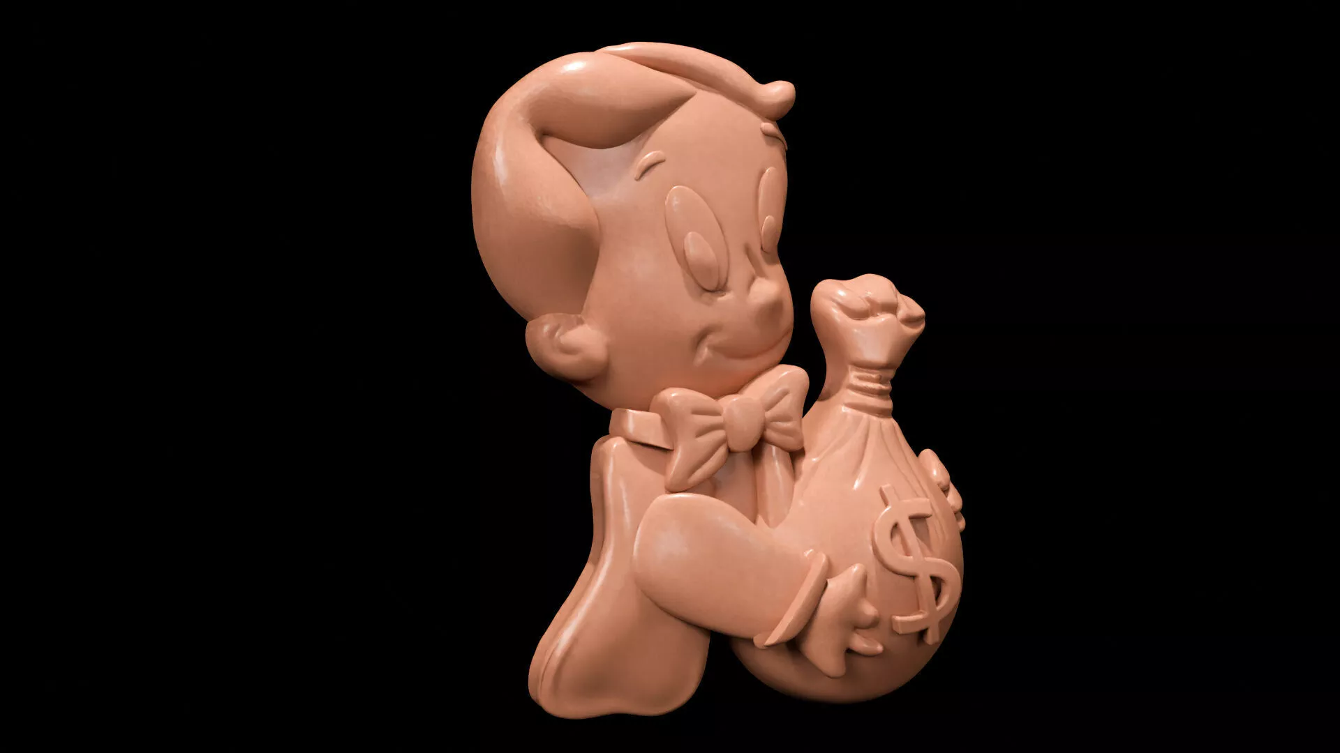 Richie Rich Relief STL 3D Model 3D print model