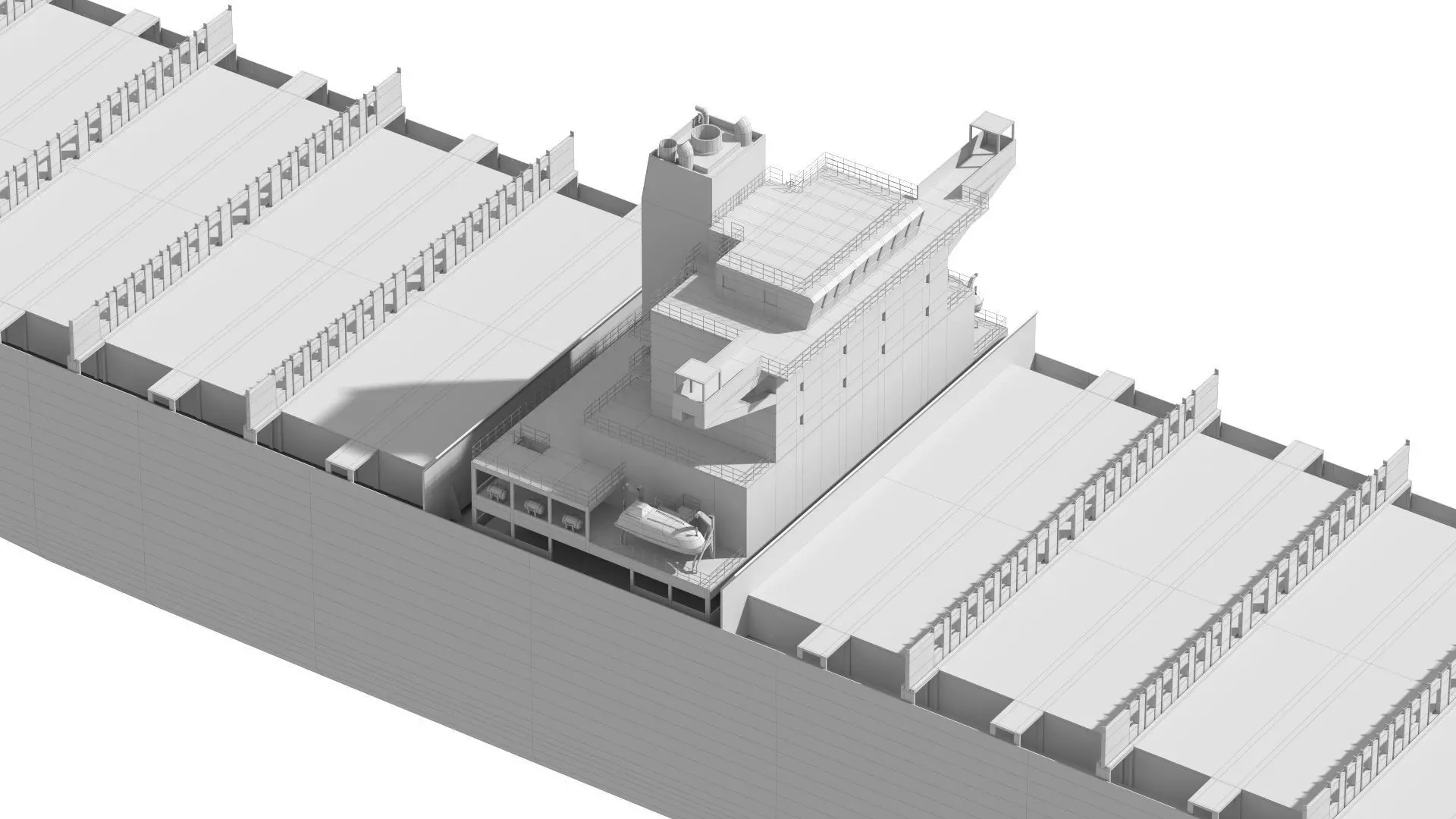 Cargo ship Low-poly AP Low-poly 3D model_12