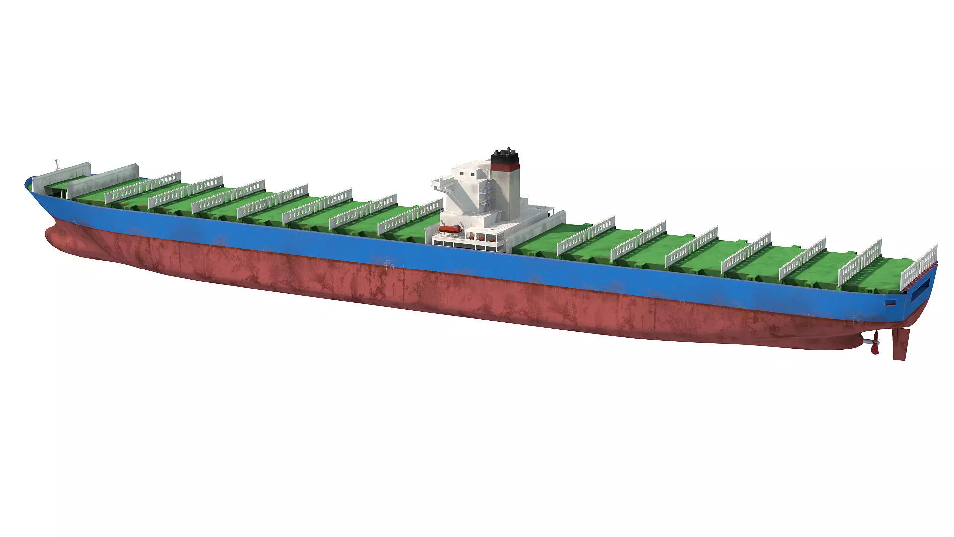 Cargo ship Low-poly AP Low-poly 3D model_17