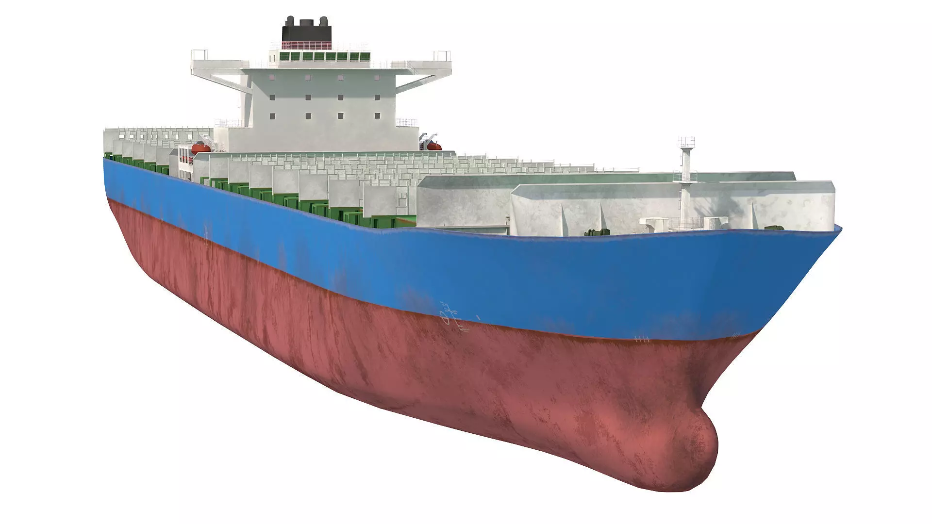 Cargo ship Low-poly AP Low-poly 3D model_2