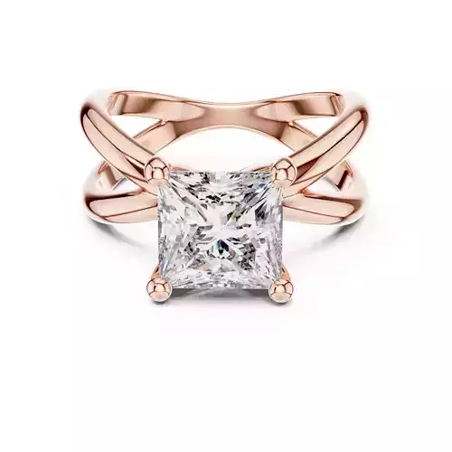 Solitaire Ring 3dm stl renders animation videos details  3D print model