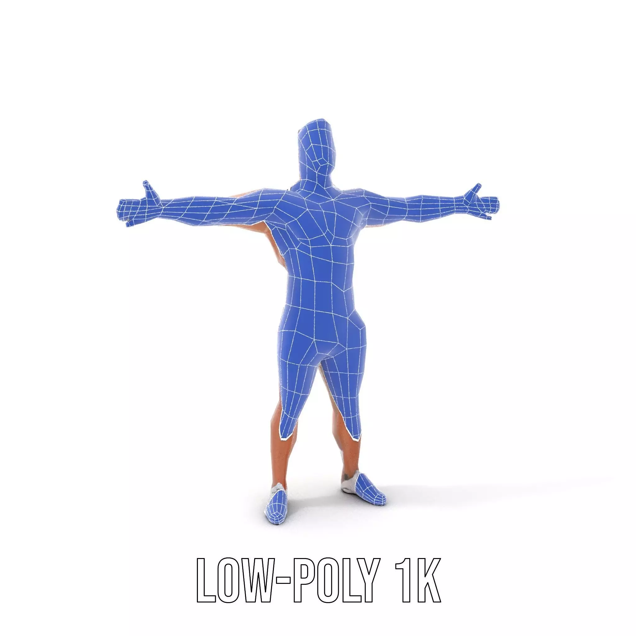 Athletic Male Character Model Pack  Muscular Build Low-poly 3D model_25
