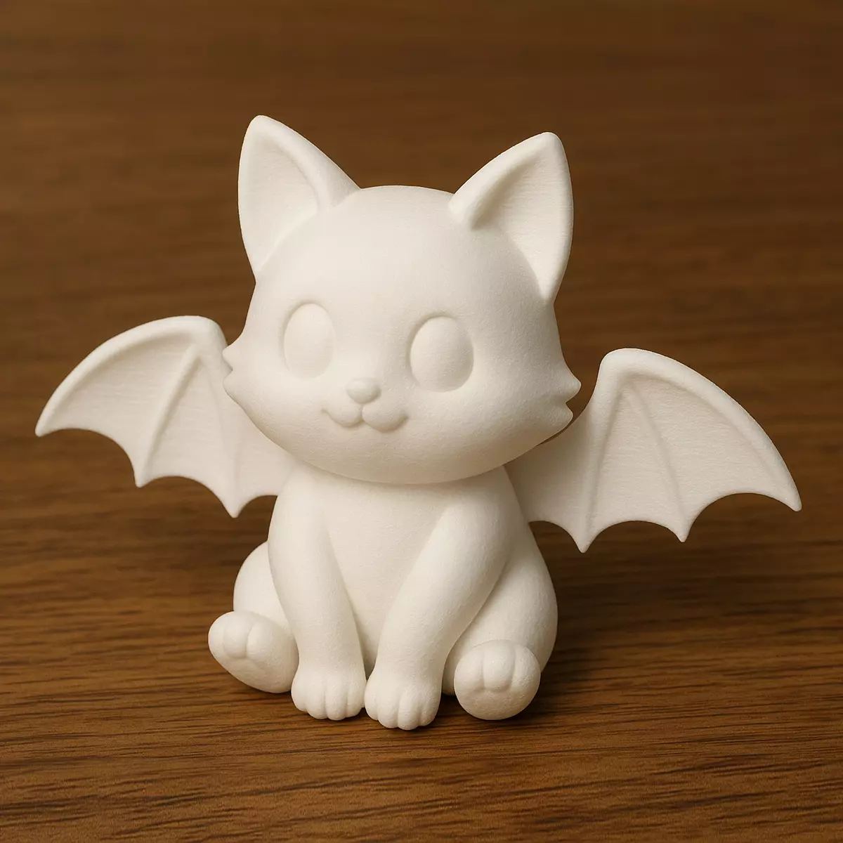 Cute Halloween Bat-Cat 3D print model_0